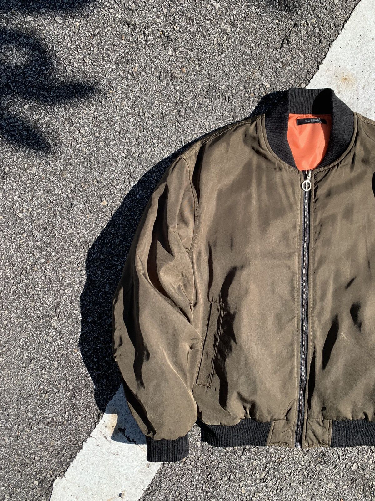Japanese Brand 👹SUREVE BEAUTIFUL COLOURWAY BOMBER JACKET Size US M / EU 48-50 / 2 - 4 Thumbnail
