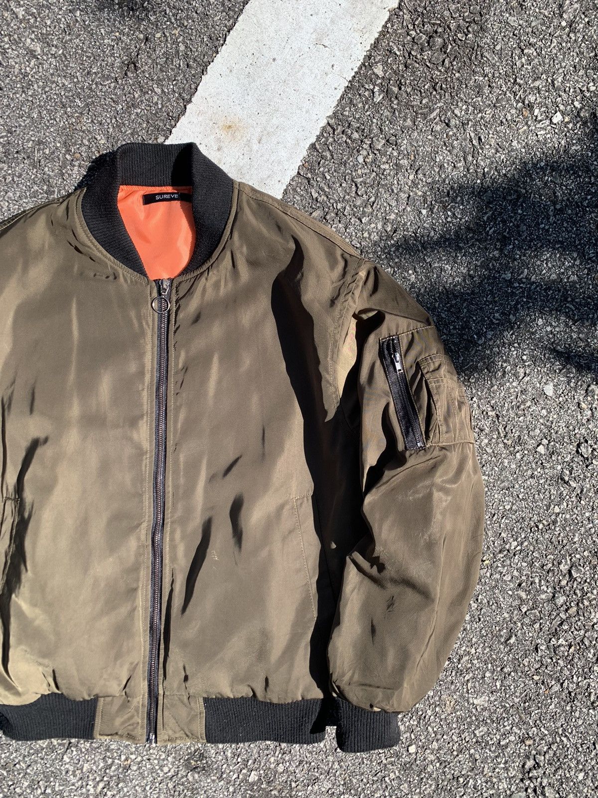 Japanese Brand 👹SUREVE BEAUTIFUL COLOURWAY BOMBER JACKET Size US M / EU 48-50 / 2 - 3 Thumbnail