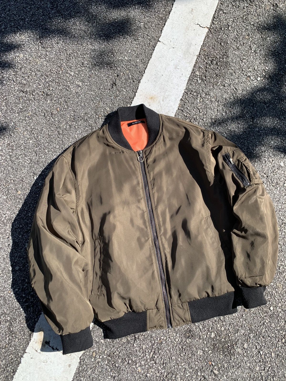 image of Sureve Beautiful Colourway Bomber Jacket, Men's (Size Medium)
