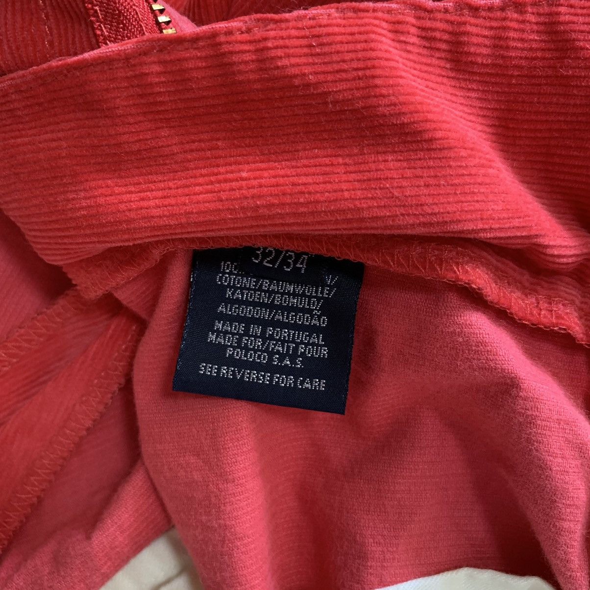 Polo Ralph Lauren Vintage Polo Ralph Lauren Corduroy Coral Pants Size US 30 / EU 46 - 6 Thumbnail