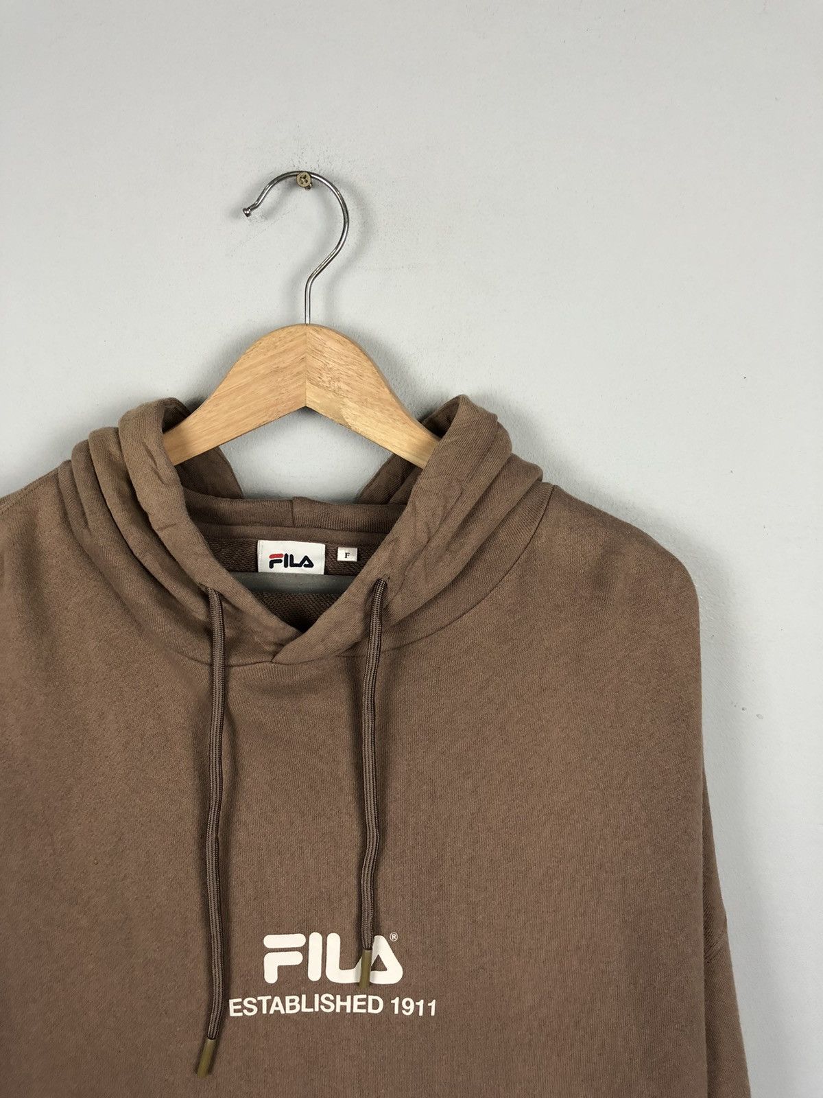 Vintage Fila Italia Hooded Pull Over Sweater