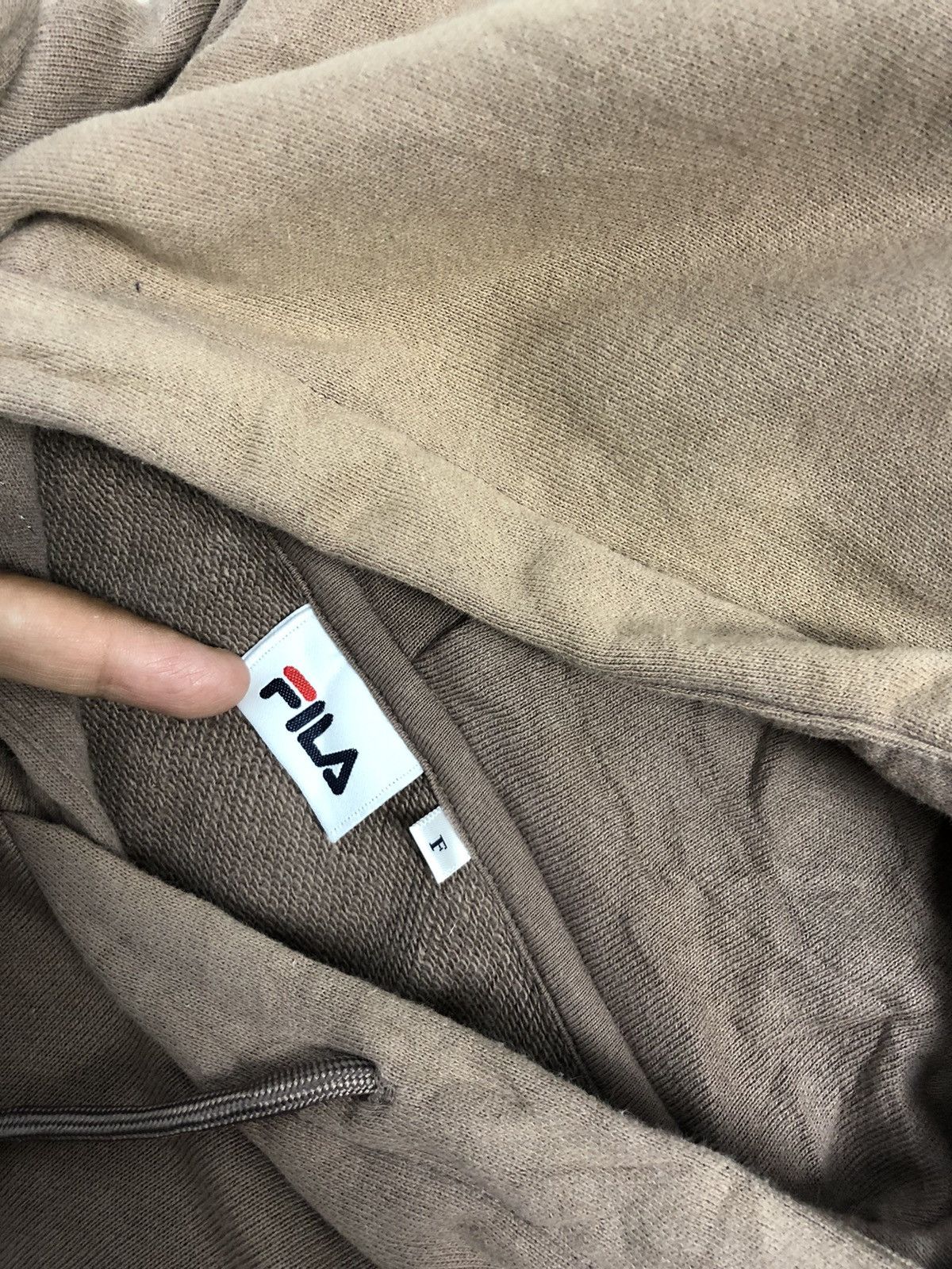 Vintage Fila Italia Hooded Pull Over Sweater