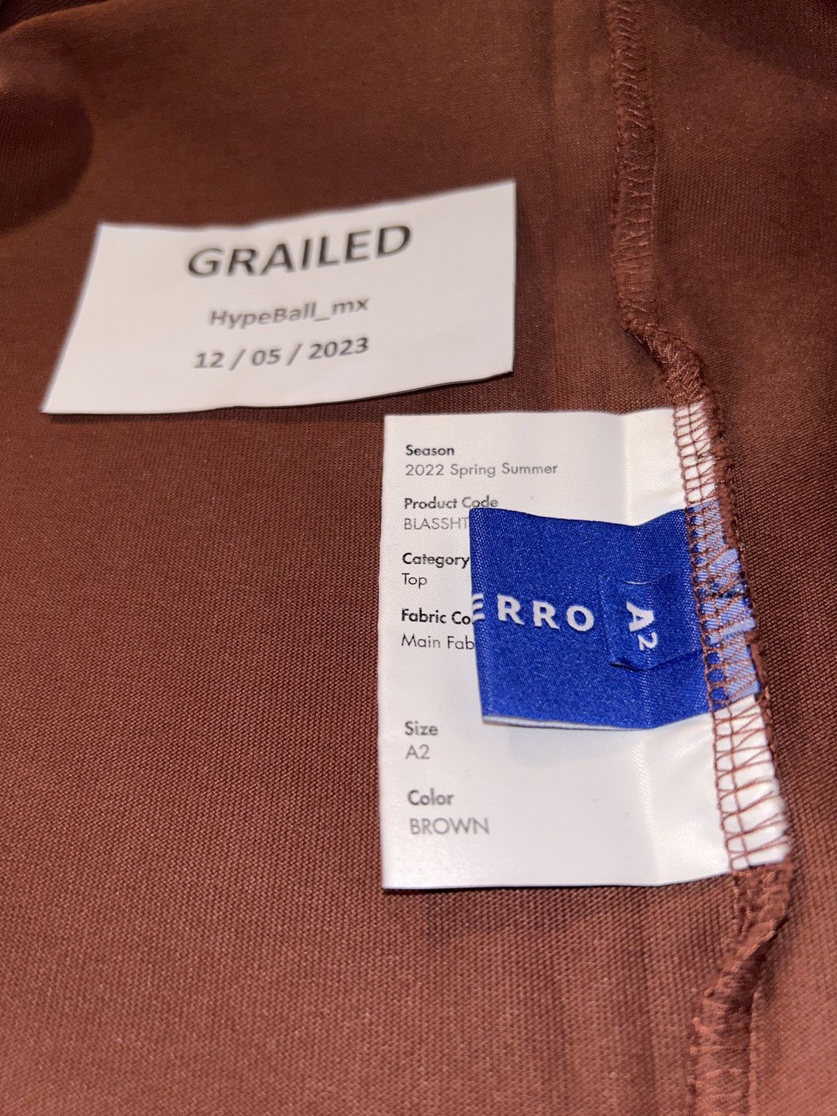 Ader Error SS22 Arder Error Brown Border Tee Size US M / EU 48-50 / 2 - 8 Thumbnail