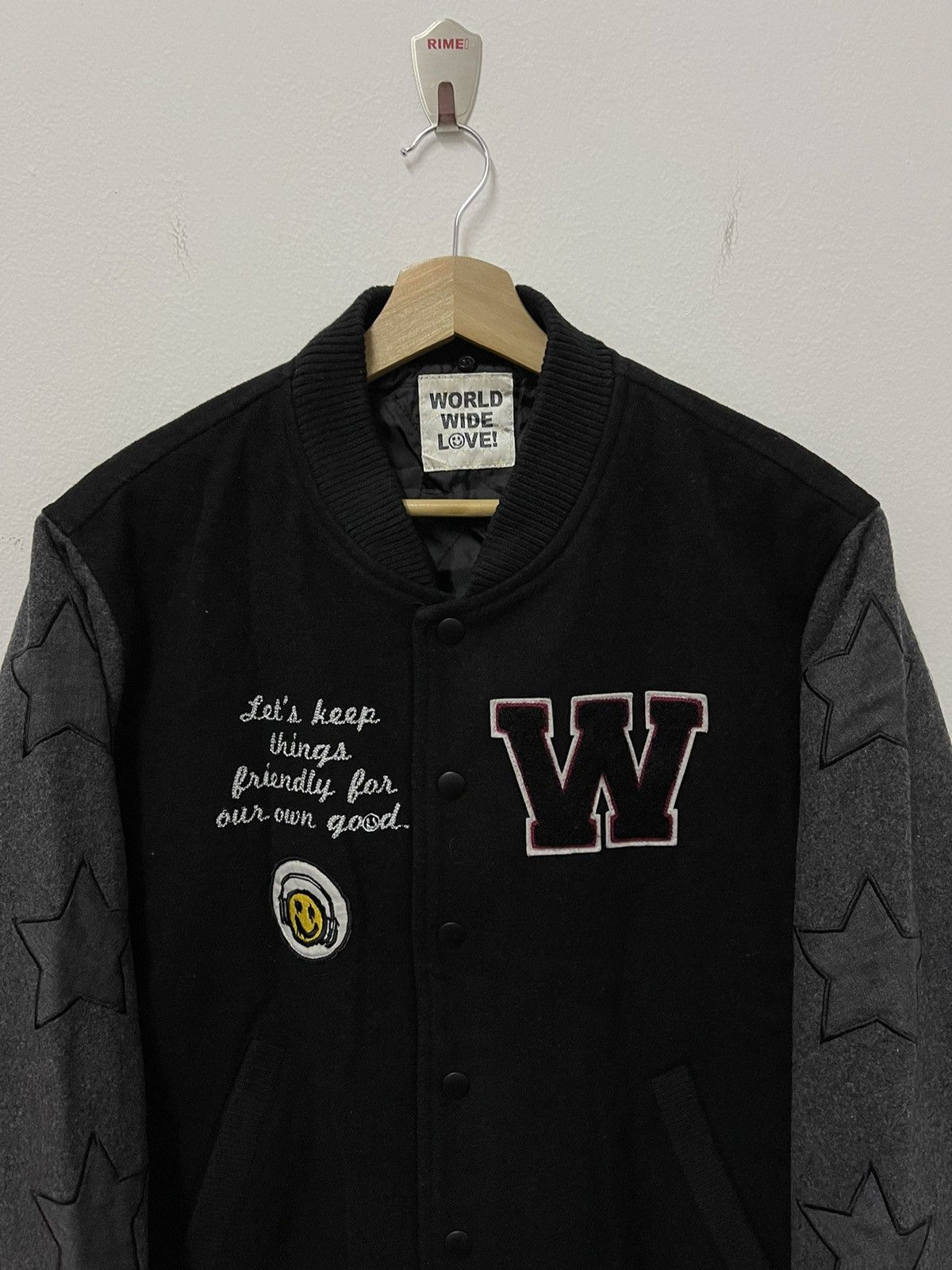 Vintage Vintage World Wide Love Liberty Spell Out Varsity Jacket Size US S / EU 44-46 / 1 - 2 Thumbnail