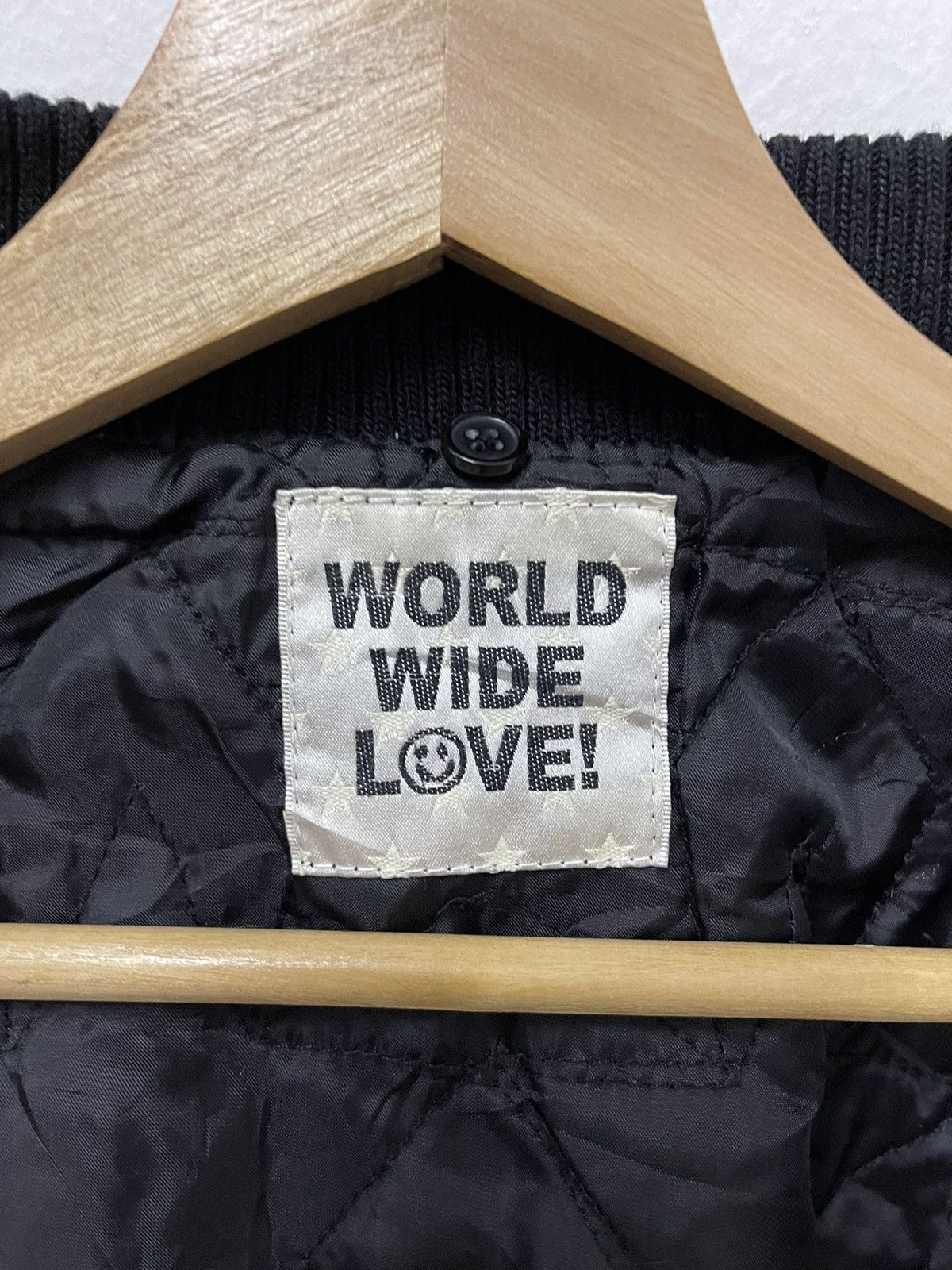 Vintage Vintage World Wide Love Liberty Spell Out Varsity Jacket Size US S / EU 44-46 / 1 - 9 Thumbnail