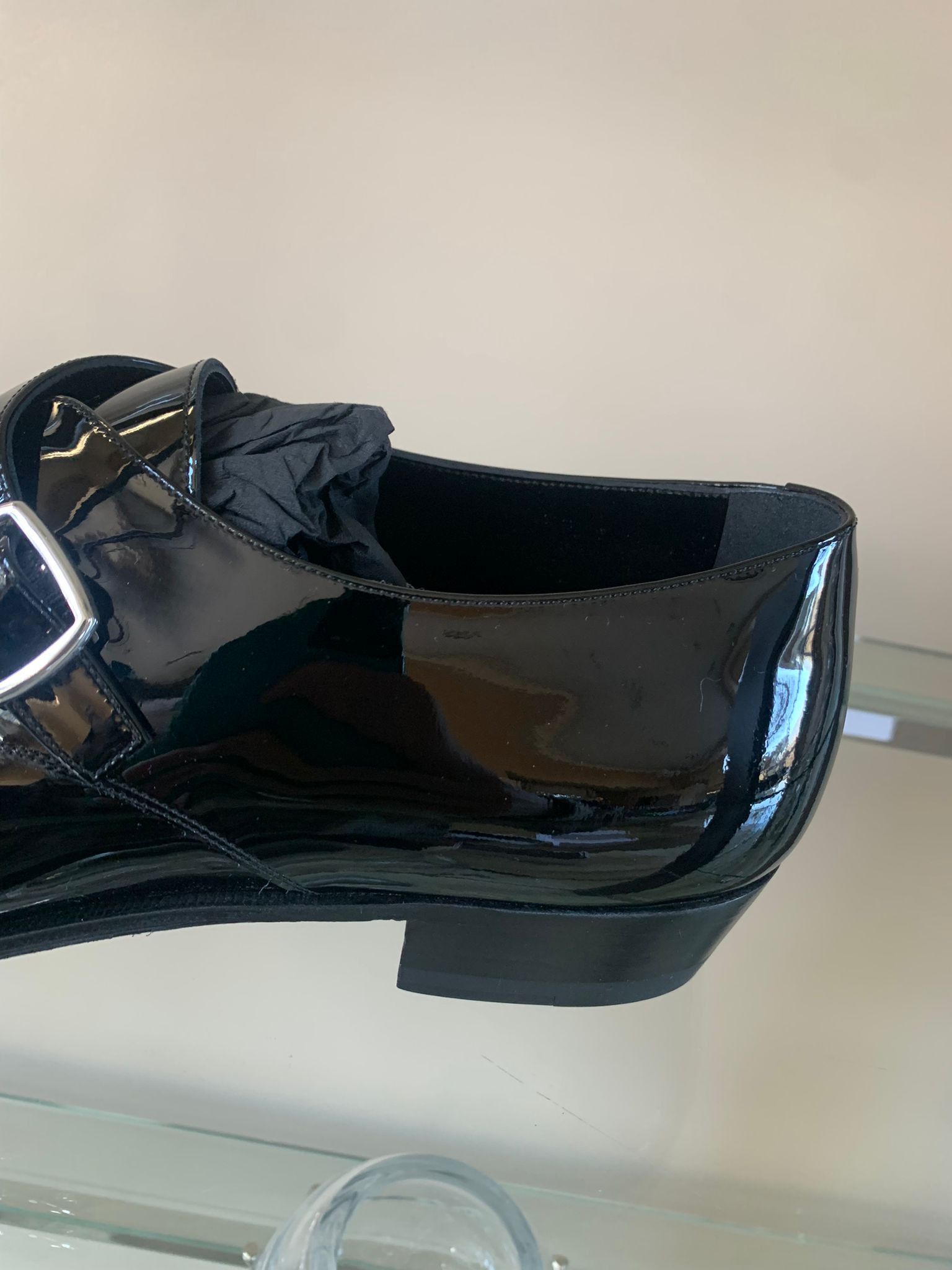 Celine Buckle 30 Shoes in Black Size US 11 / EU 44 - 4 Thumbnail