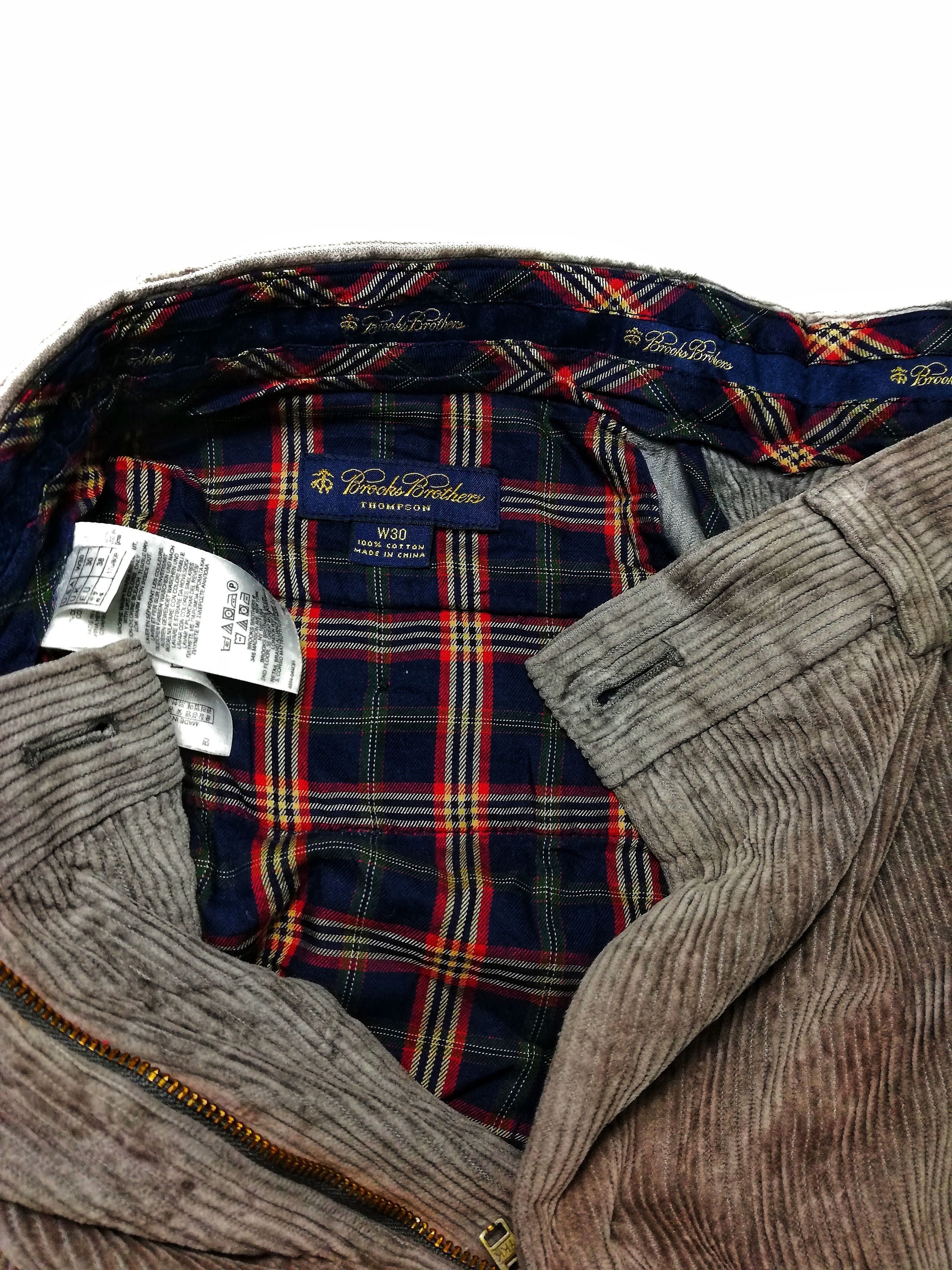 Brooks Brothers 🔥Brooks Brothers Thompson Corduroy Casual Pants Cotton🔥 Size US 30 / EU 46 - 7 Thumbnail