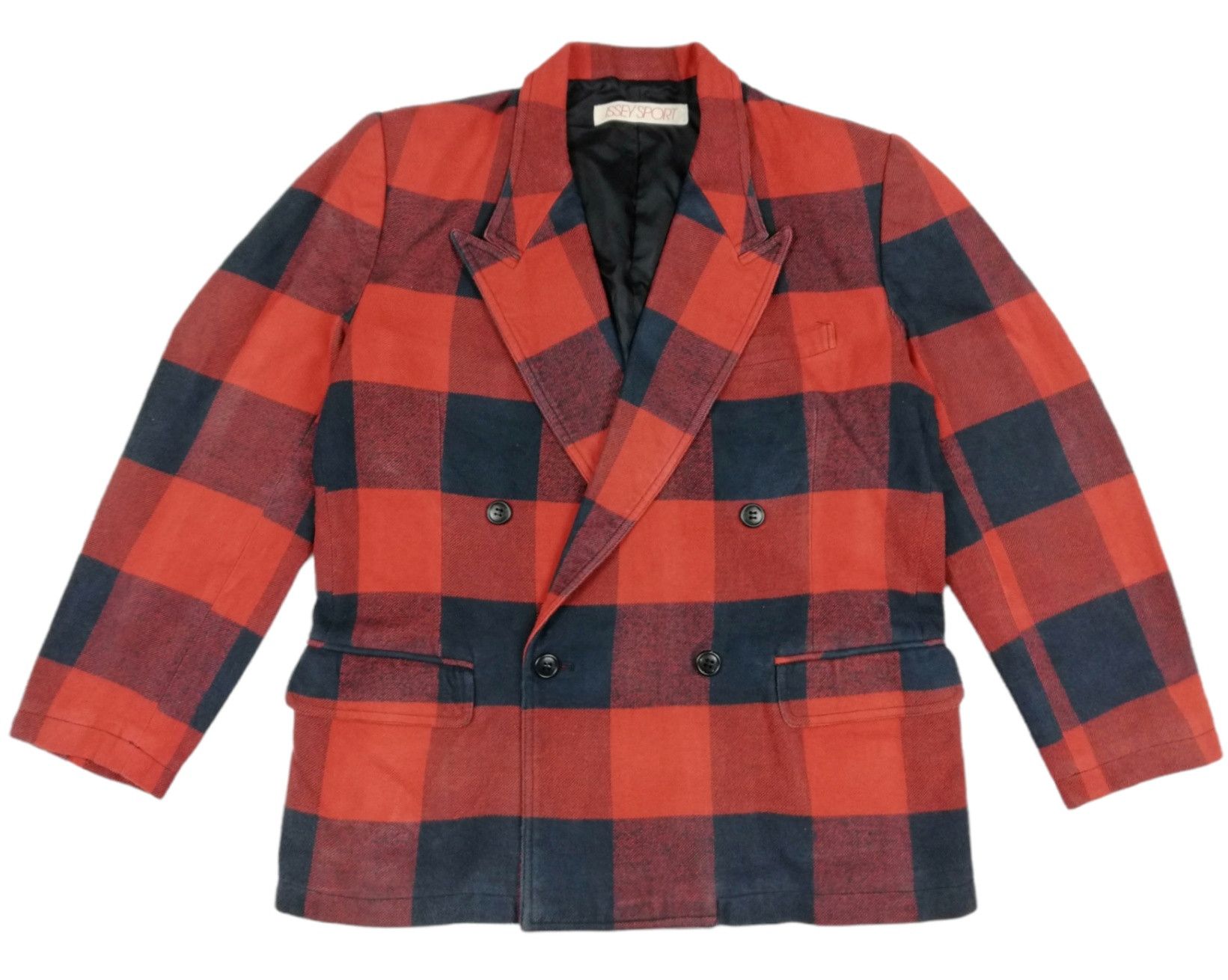 Issey Miyake 🔥GRAIL RARE Iconic Archival Issey Sport ♥️ Flannel Blazers Size US M / EU 48-50 / 2 - 2 Thumbnail