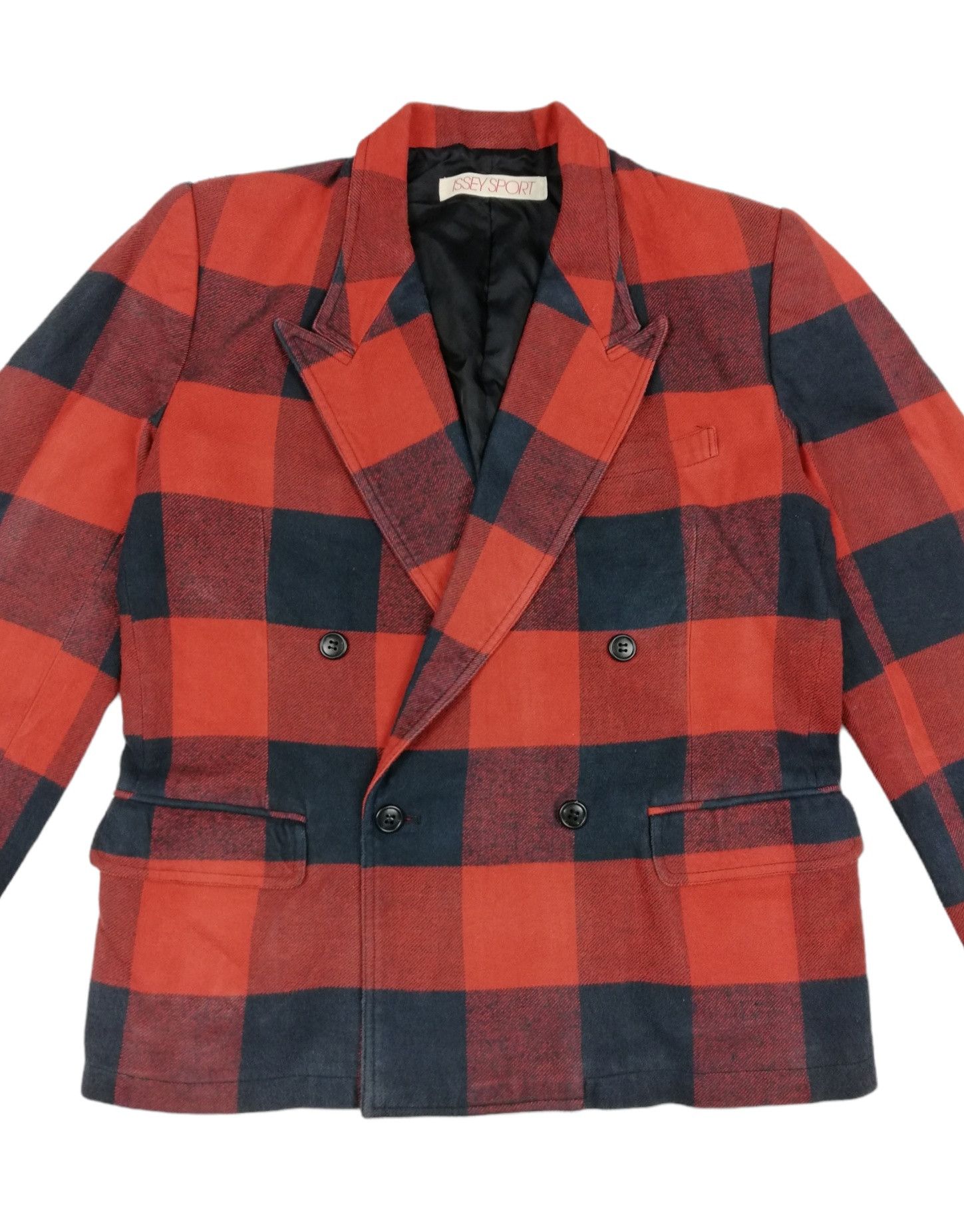 Issey Miyake 🔥GRAIL RARE Iconic Archival Issey Sport ♥️ Flannel Blazers Size US M / EU 48-50 / 2 - 5 Thumbnail
