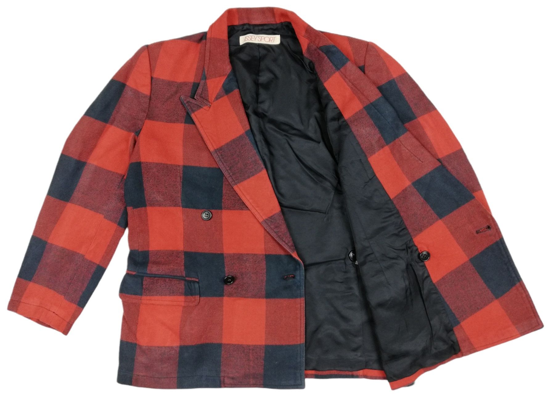 Issey Miyake 🔥GRAIL RARE Iconic Archival Issey Sport ♥️ Flannel Blazers Size US M / EU 48-50 / 2 - 6 Thumbnail