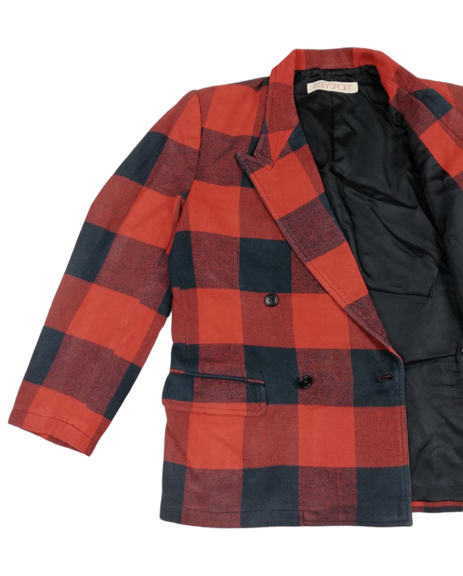 Issey Miyake 🔥GRAIL RARE Iconic Archival Issey Sport ♥️ Flannel Blazers Size US M / EU 48-50 / 2 - 7 Thumbnail