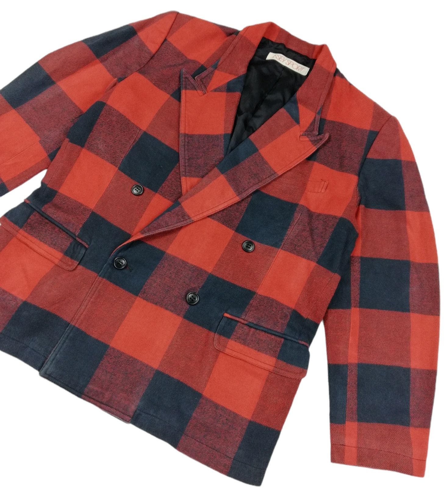 Issey Miyake 🔥GRAIL RARE Iconic Archival Issey Sport ♥️ Flannel Blazers Size US M / EU 48-50 / 2 - 4 Thumbnail