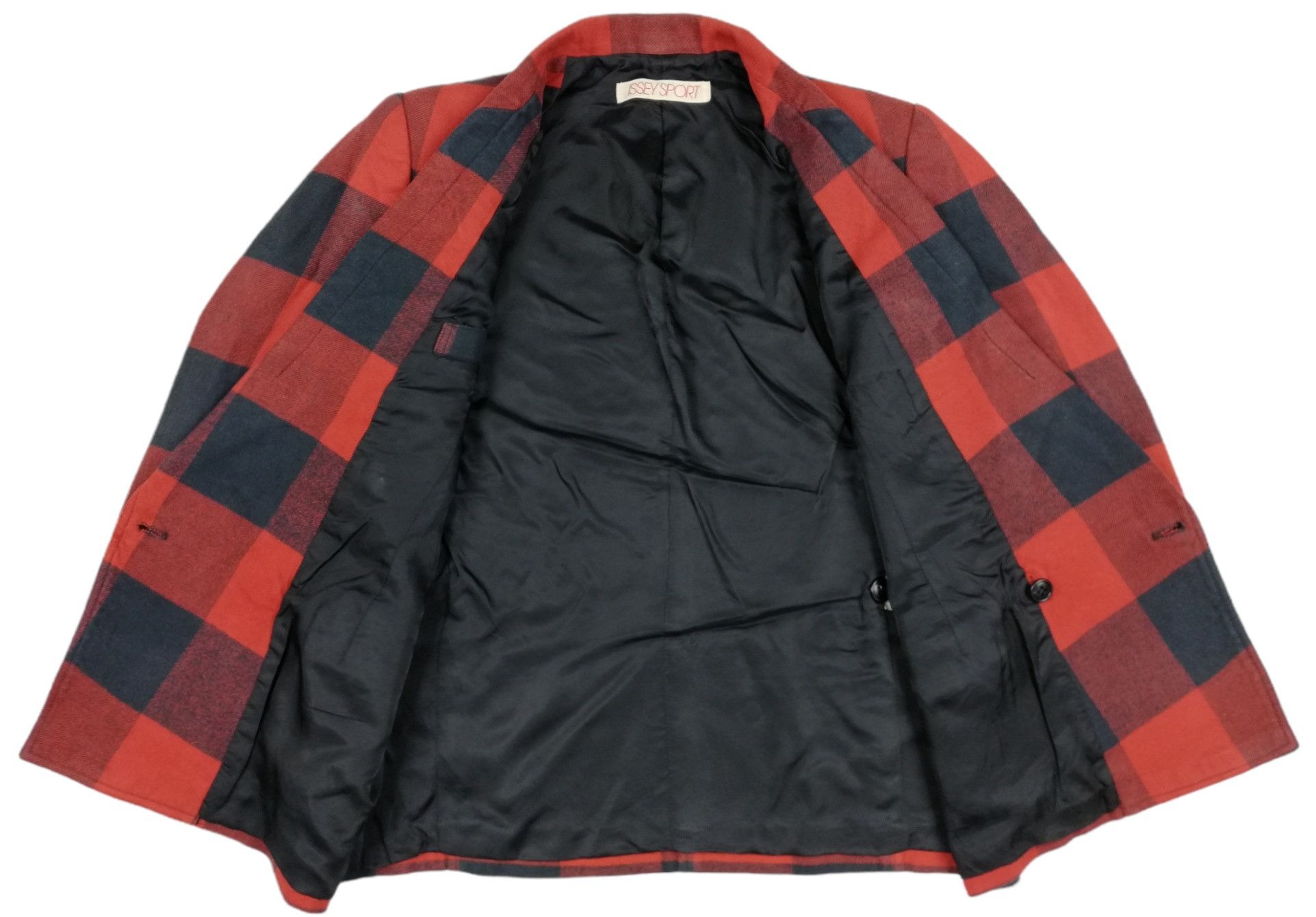 Issey Miyake 🔥GRAIL RARE Iconic Archival Issey Sport ♥️ Flannel Blazers Size US M / EU 48-50 / 2 - 8 Thumbnail