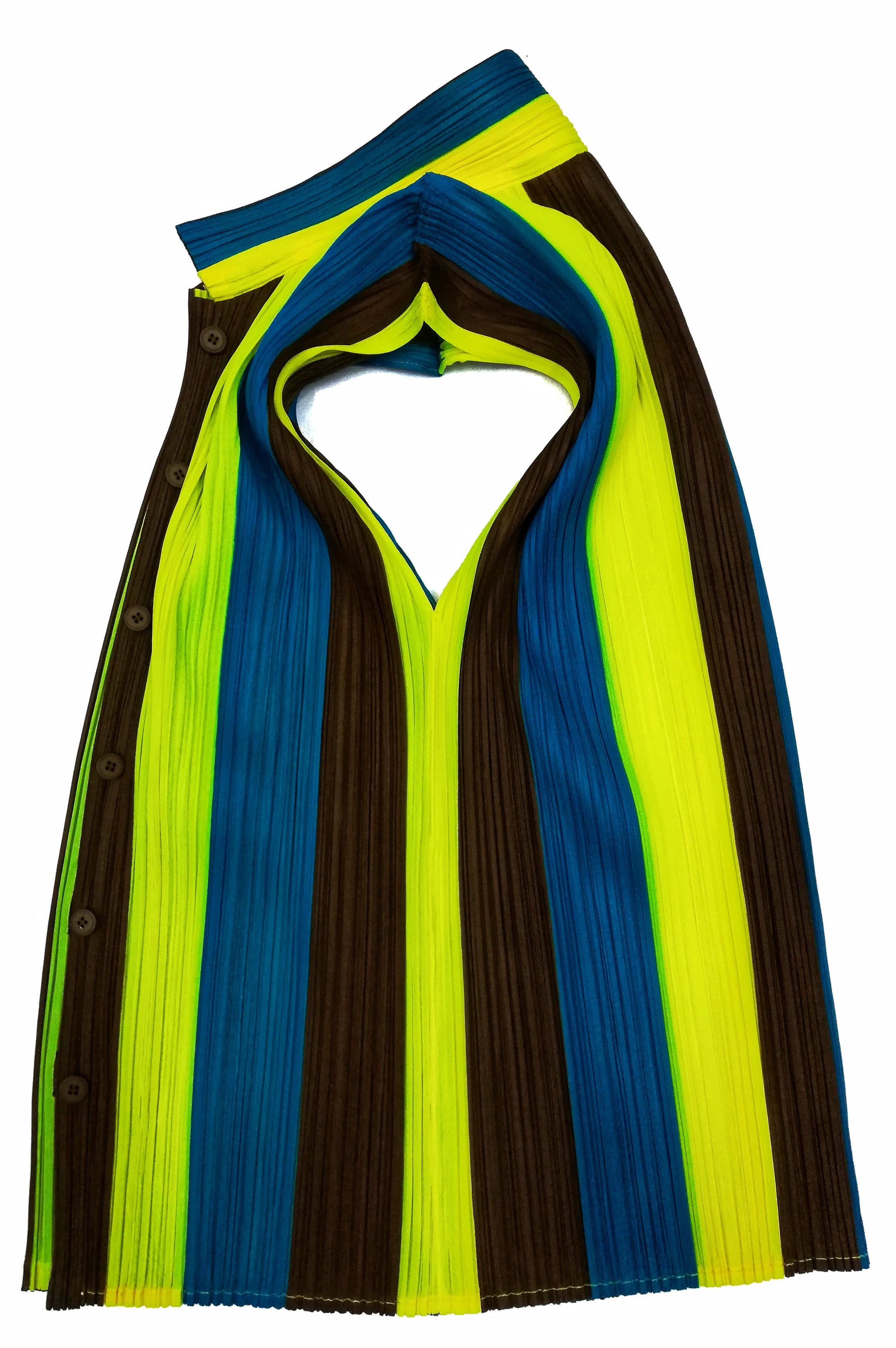 Issey Miyake 🔥Pleats Please By ISSEY MIYAKE Multicolour Sleeveless🔥 Size US M / EU 48-50 / 2 - 12 Thumbnail
