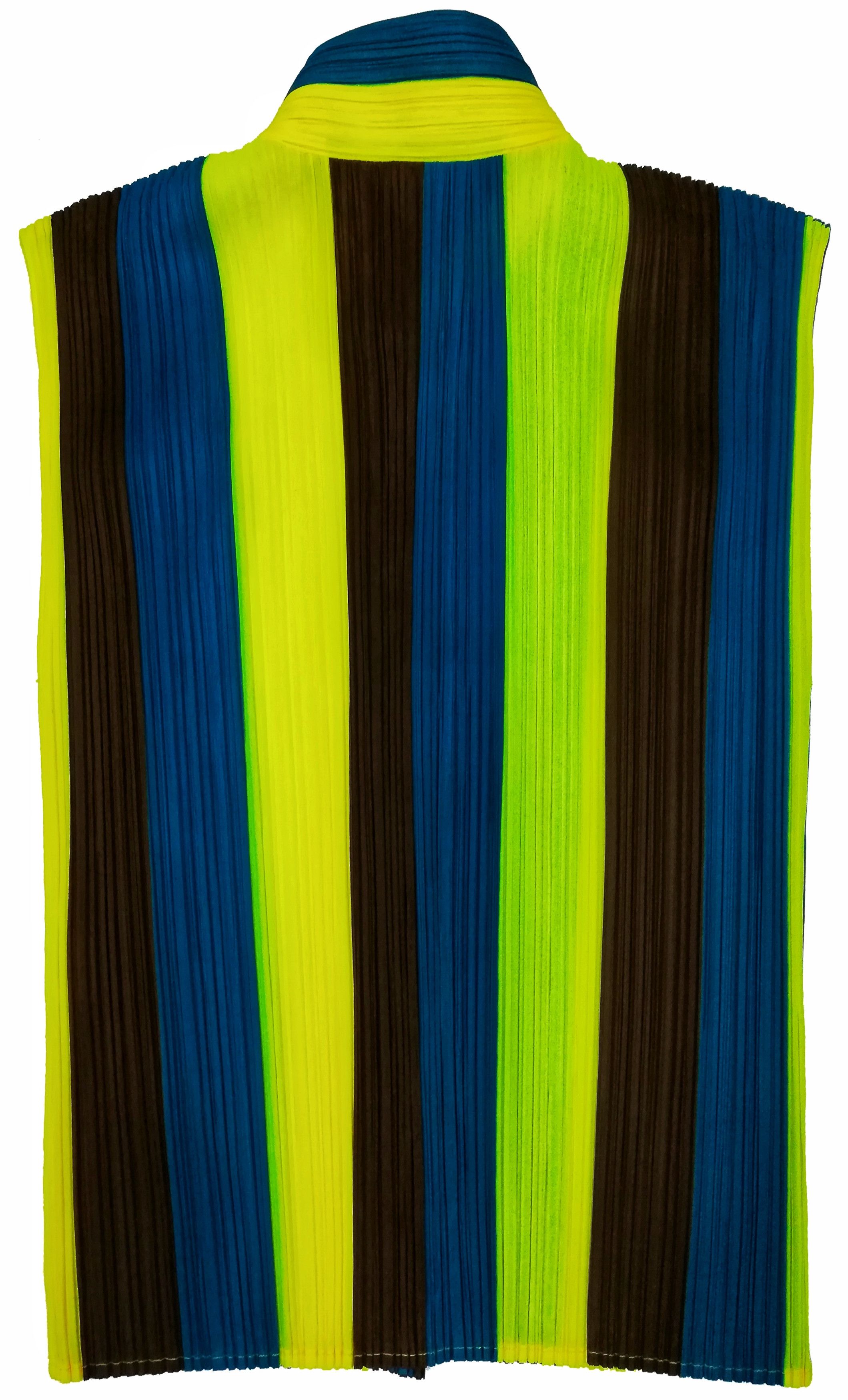 Issey Miyake 🔥Pleats Please By ISSEY MIYAKE Multicolour Sleeveless🔥 Size US M / EU 48-50 / 2 - 13 Thumbnail