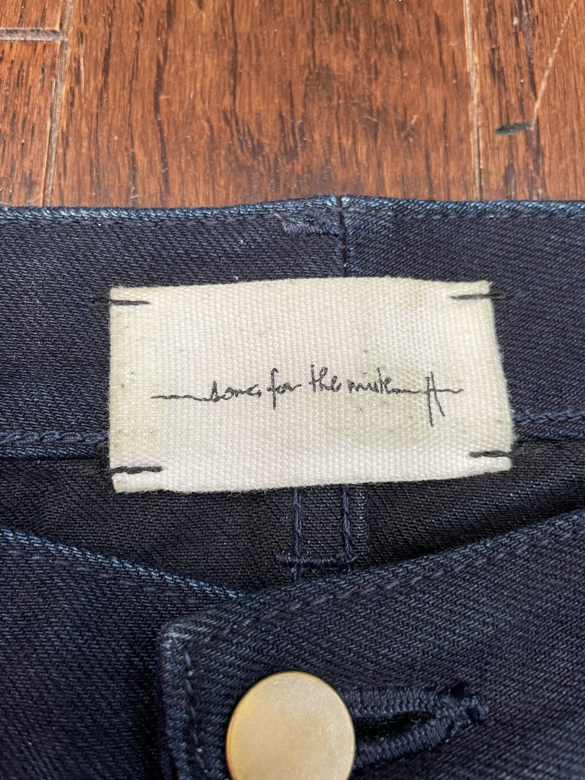 Song For The Mute Song for the Mute Wide Leg Stack Denim Jeans Indigo Size US 34 / EU 50 - 3 Thumbnail