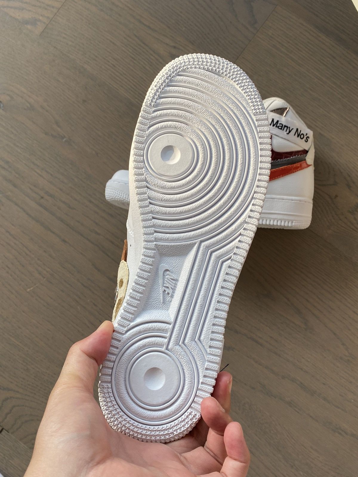 John Geiger John Geiger - Misplaced Checks Af1 High (Japan F&F) Size US 8 / EU 41 - 4 Thumbnail