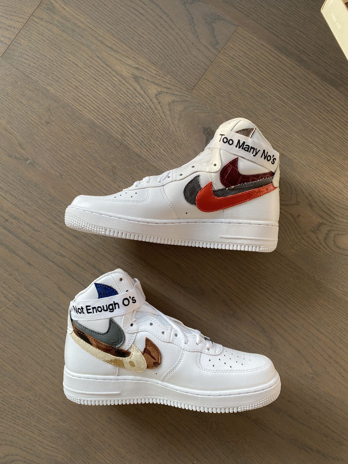 John Geiger John Geiger Misplaced Checks Af1 High Japan F F Grailed