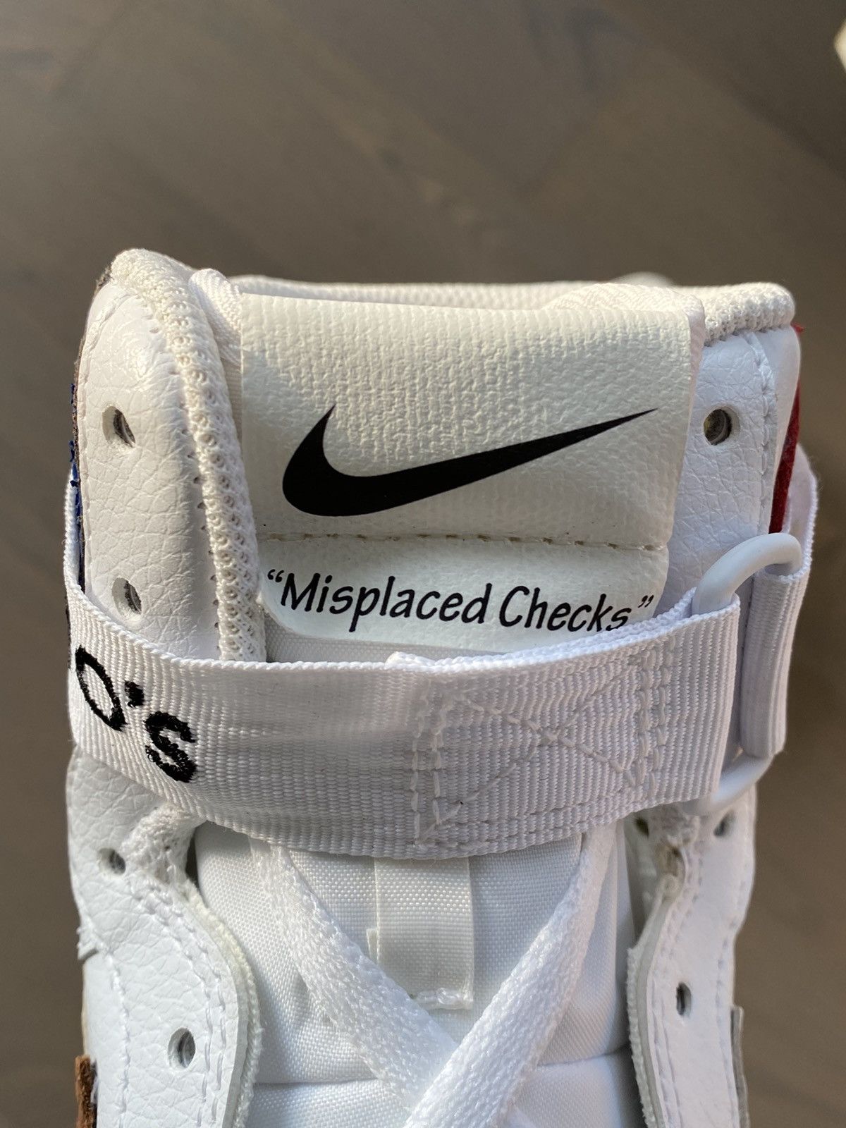 John Geiger John Geiger - Misplaced Checks Af1 High (Japan F&F) Size US 8 / EU 41 - 3 Thumbnail