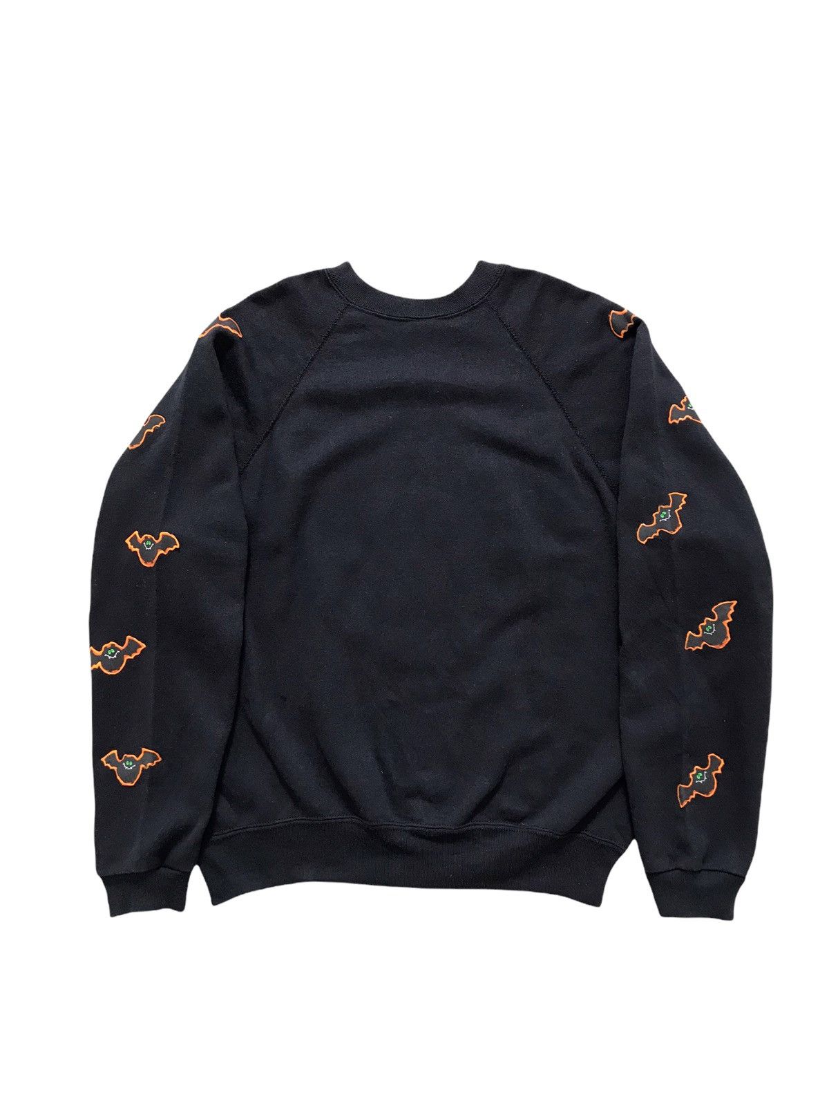 Vintage Vintage 80s Halloween Over Bat Pumpkin Sweatshirt Size US M / EU 48-50 / 2 - 5 Thumbnail