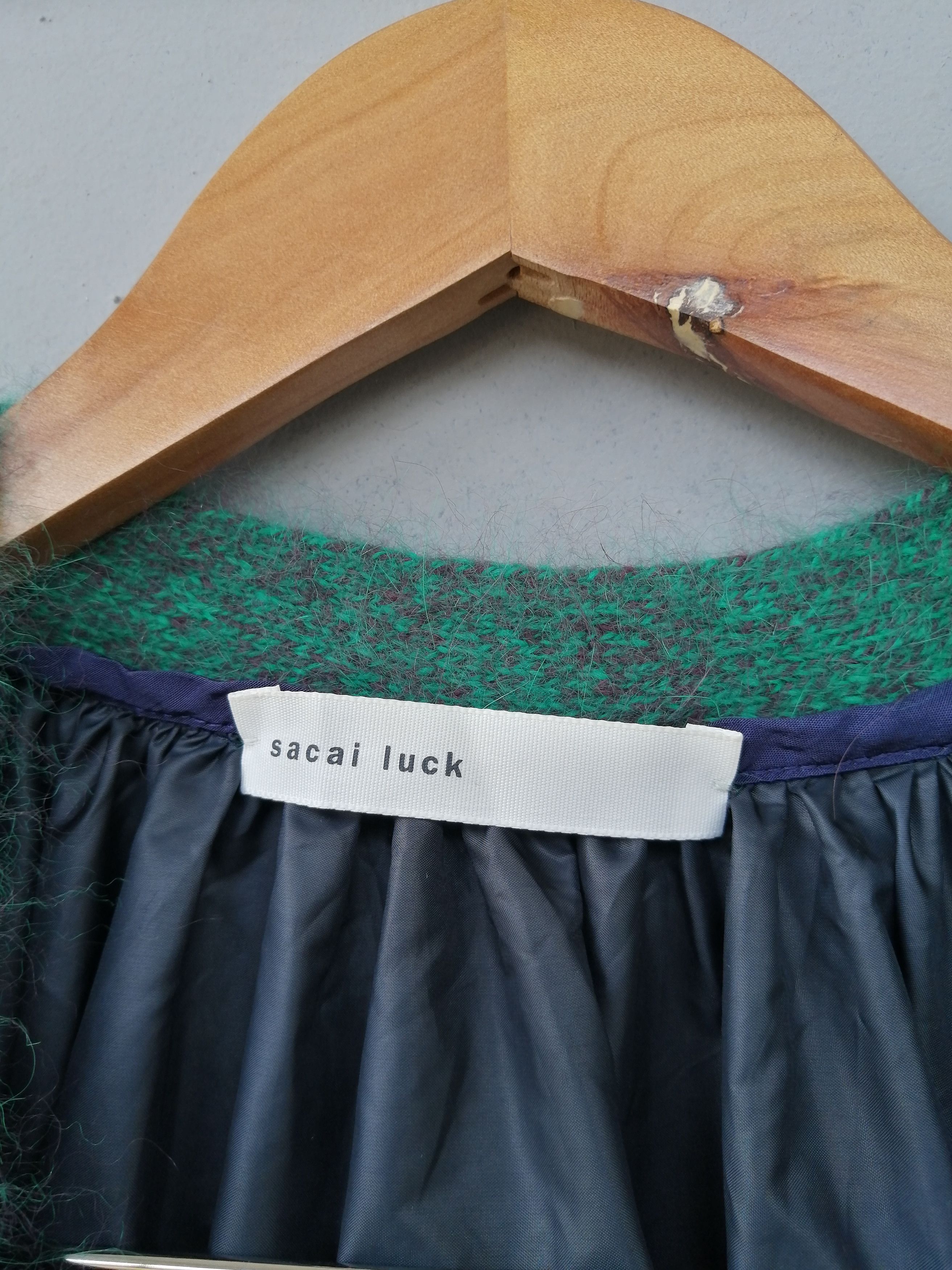 Sacai sacai luck - Mohair/Nylon Cardigan Size L / US 10 / IT 46 - 8 Thumbnail