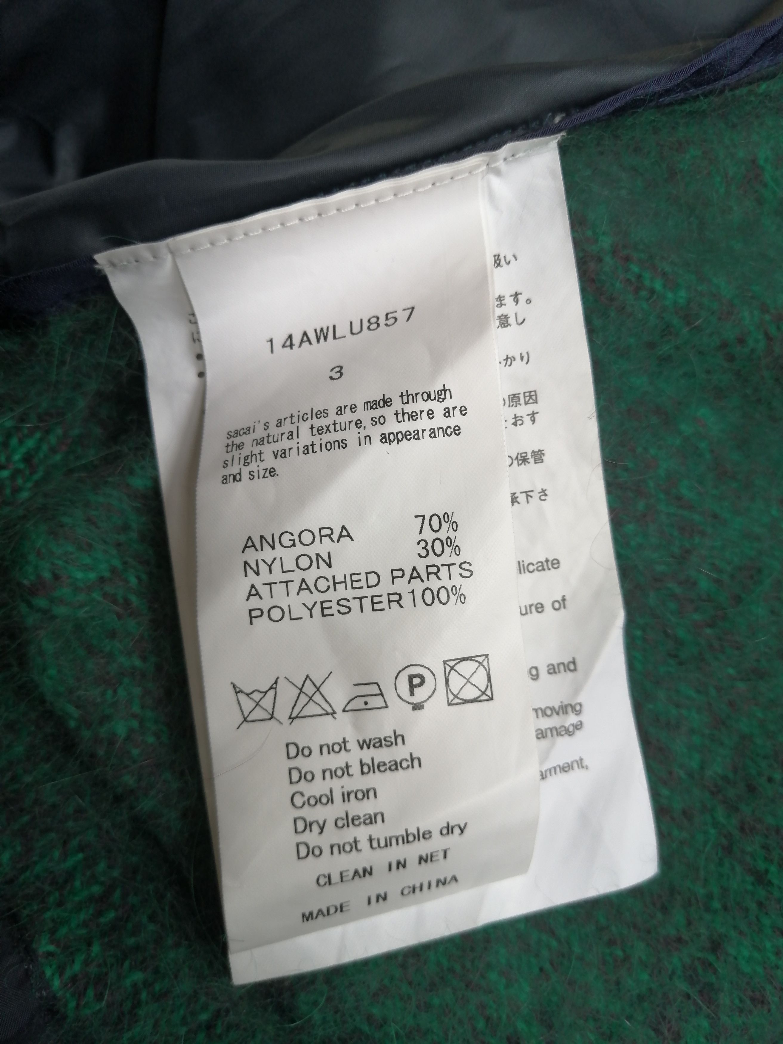 Sacai sacai luck - Mohair/Nylon Cardigan Size L / US 10 / IT 46 - 9 Thumbnail