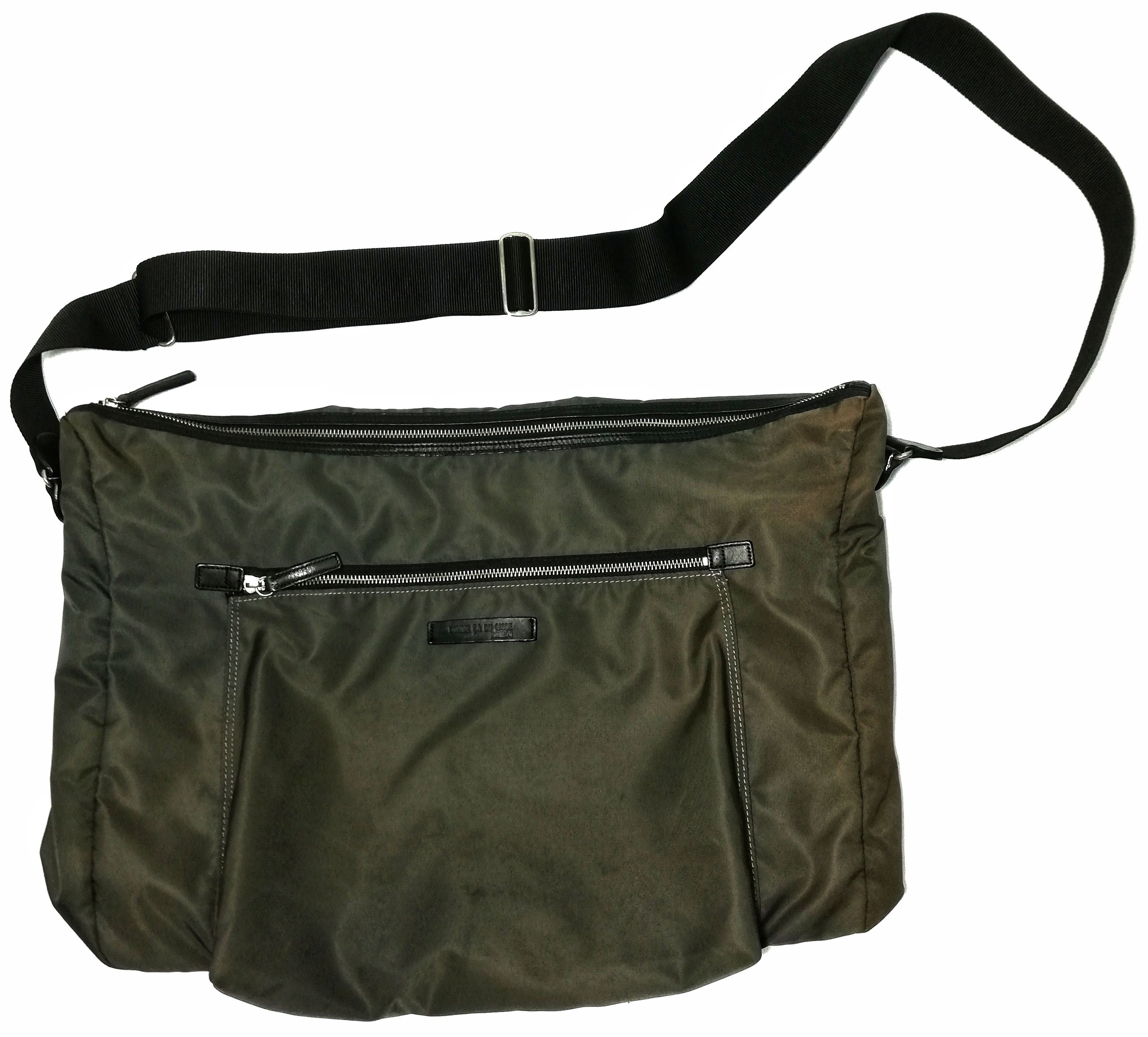 Designer Comme Ca Du Mode Men Menjadi Large Sling Bag Nylon in Grey