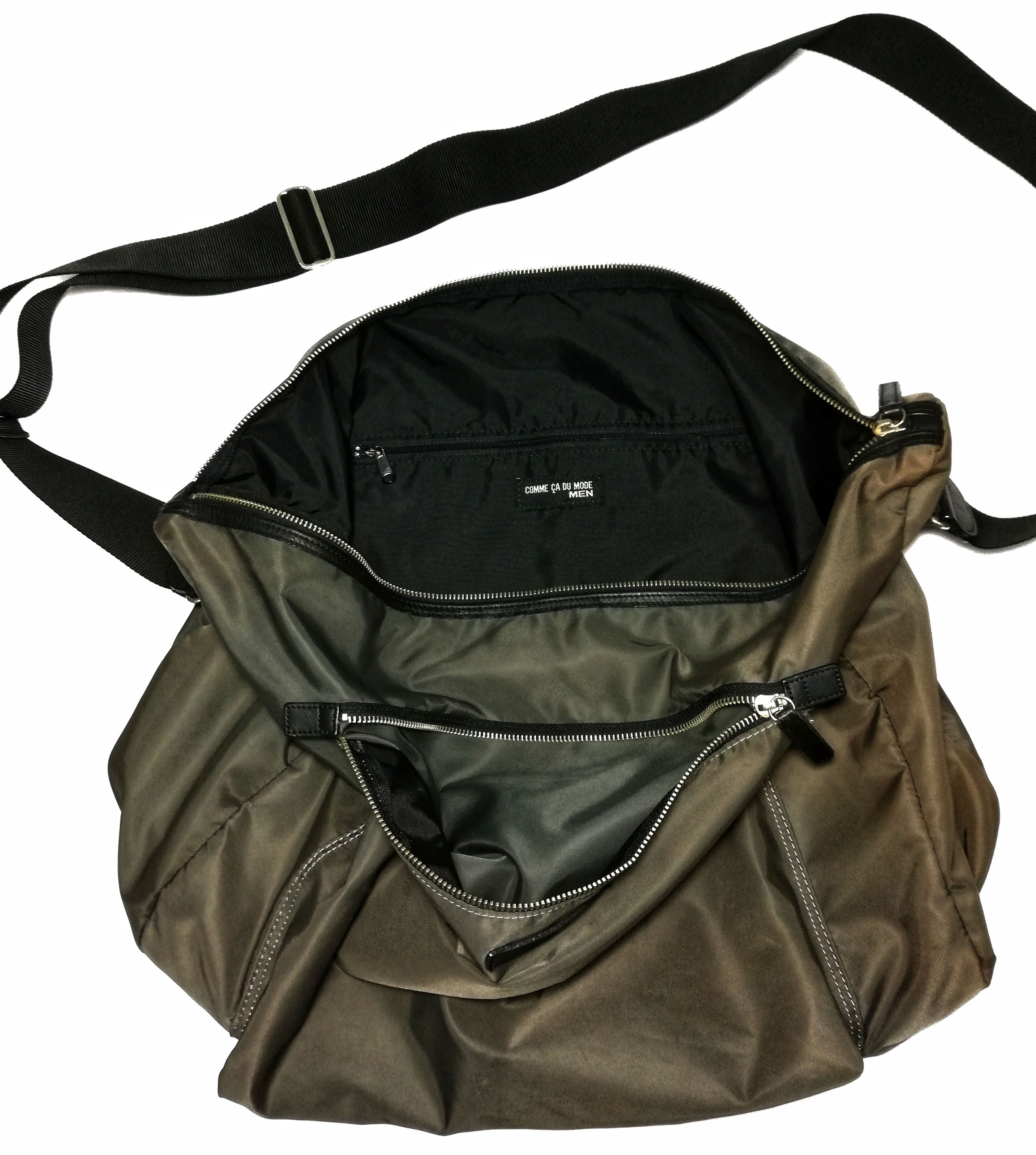 Japanese Brand 🔥Comme Ca Du Mode Men Menjadi Large Sling Bag Nylon🔥 Size ONE SIZE - 9 Thumbnail