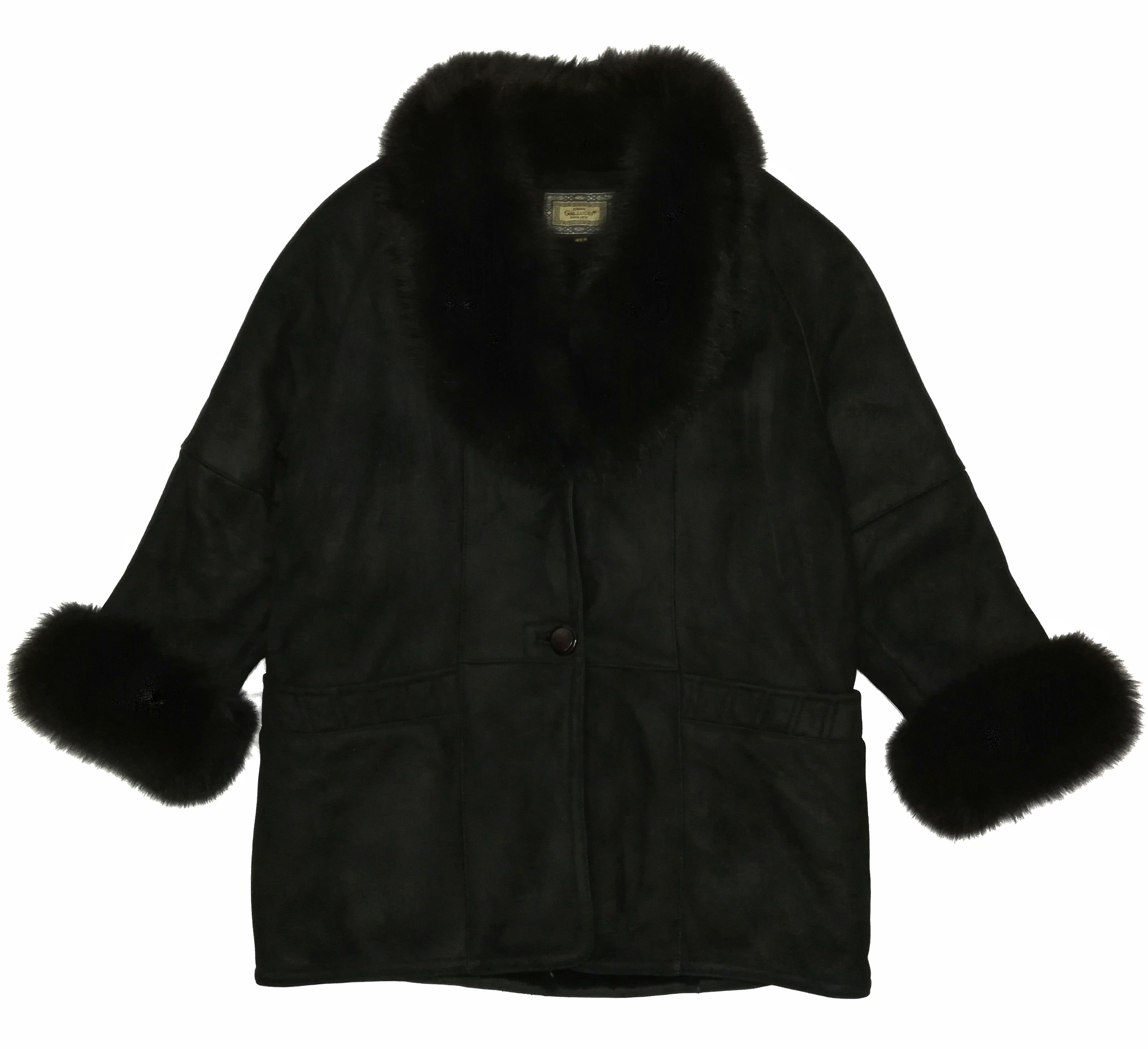 Japanese Brand 🔥Dinno Gallucci Lambskin Color Fox Mink Fur HA Fleece Coat Size US M / EU 48-50 / 2 - 2 Thumbnail
