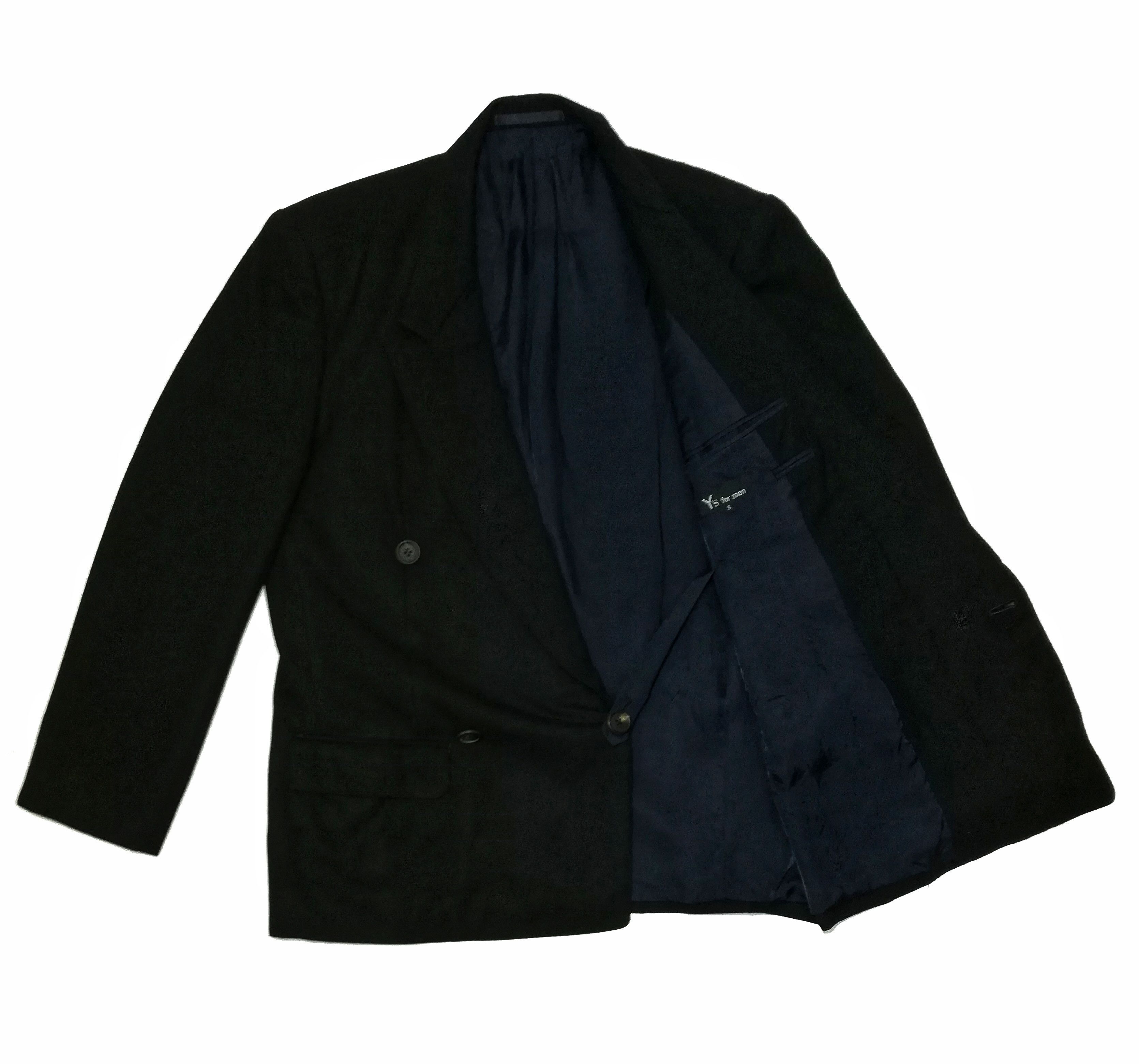 Y's for Men × Yohji Yamamoto 🔥GRAIL RARE Iconic💙 80's Gabbardine Wool Exclusive Blazer Size US S / EU 44-46 / 1 - 1 Thumbnail