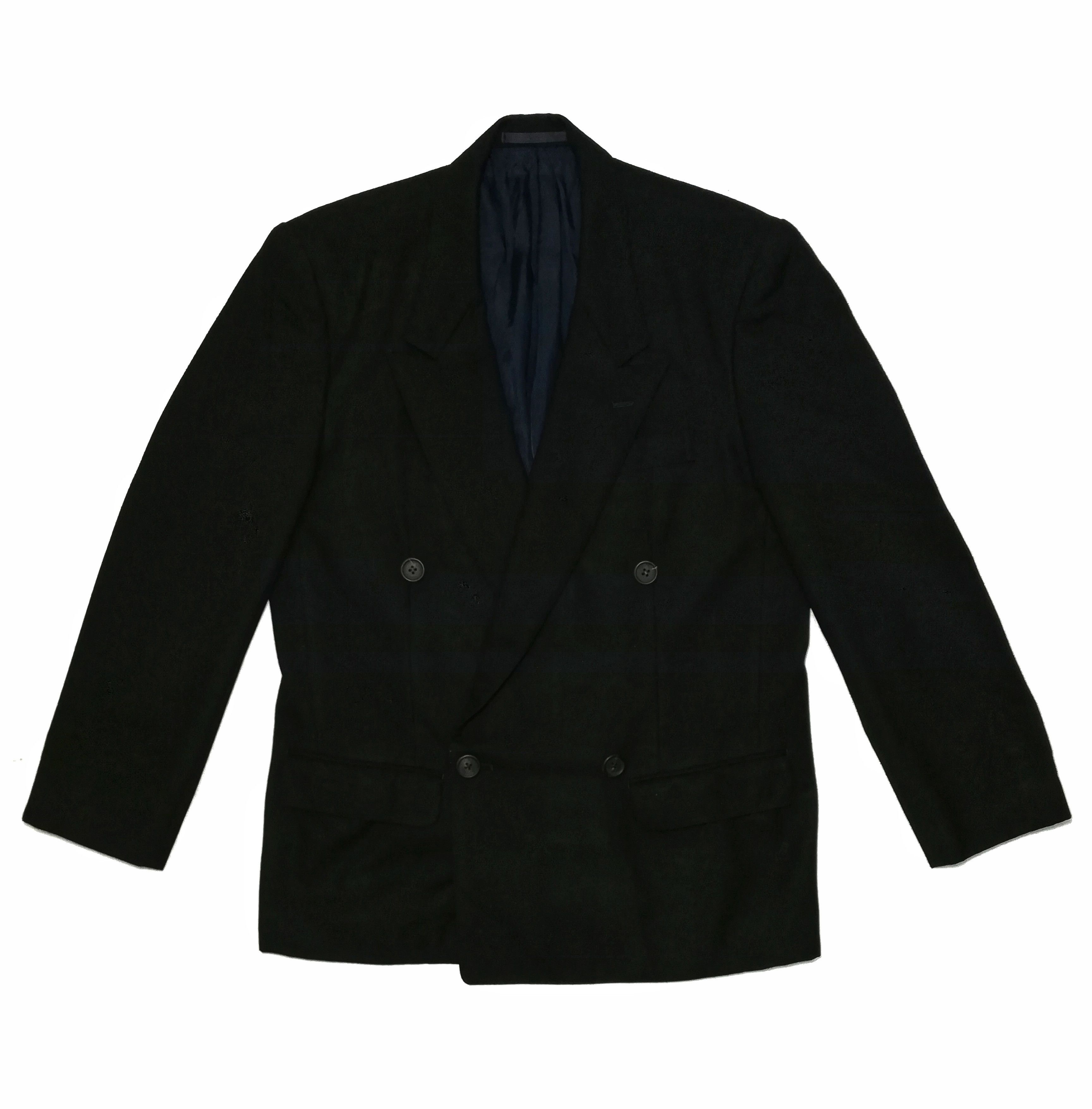 Y's for Men × Yohji Yamamoto 🔥GRAIL RARE Iconic💙 80's Gabbardine Wool Exclusive Blazer Size US S / EU 44-46 / 1 - 4 Thumbnail