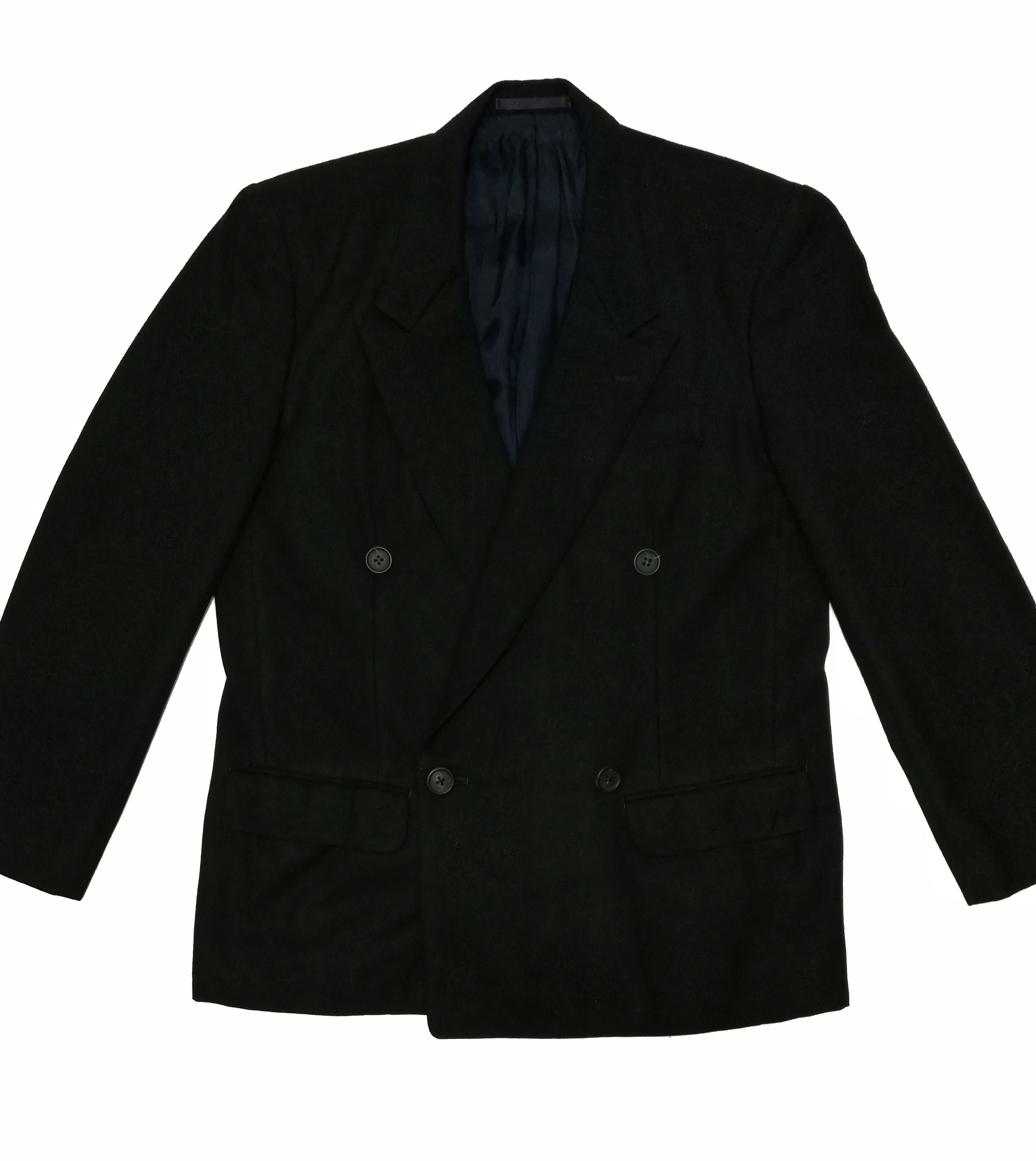 Y's for Men × Yohji Yamamoto 🔥GRAIL RARE Iconic💙 80's Gabbardine Wool Exclusive Blazer Size US S / EU 44-46 / 1 - 5 Thumbnail