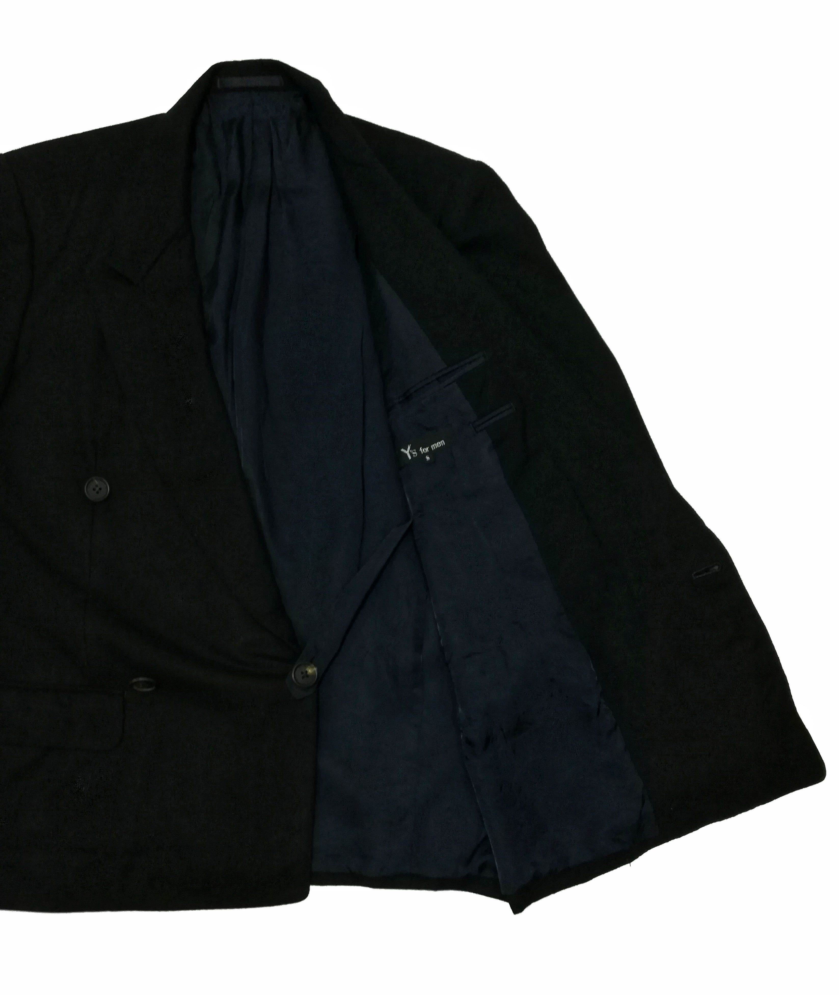 Y's for Men × Yohji Yamamoto 🔥GRAIL RARE Iconic💙 80's Gabbardine Wool Exclusive Blazer Size US S / EU 44-46 / 1 - 2 Thumbnail