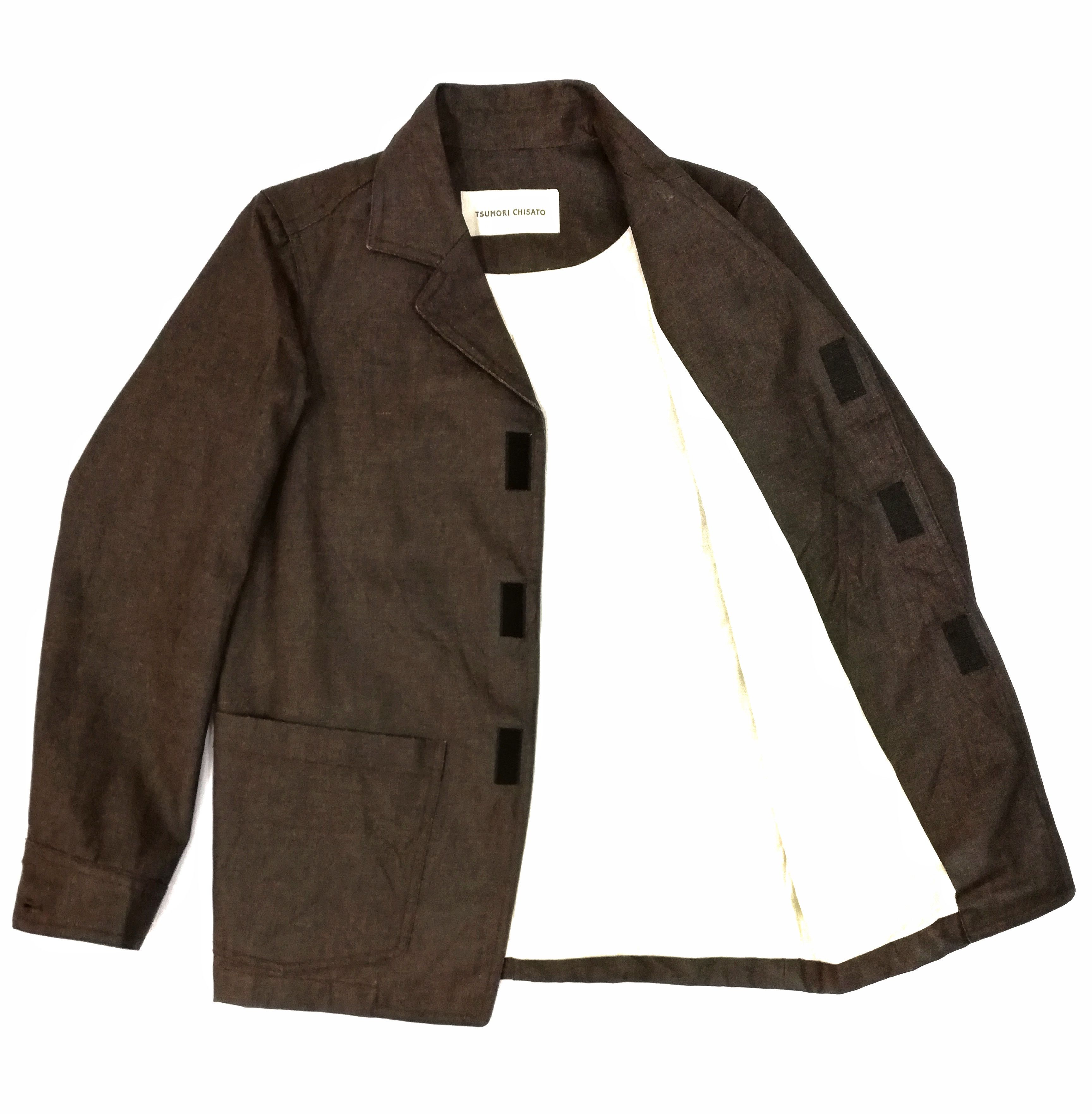 Issey Miyake × Tsumori Chisato 🔥Tsumori Chisato Moleskin Denim Chore Jacket Cotton🔥 Size US S / EU 44-46 / 1 - 3 Thumbnail
