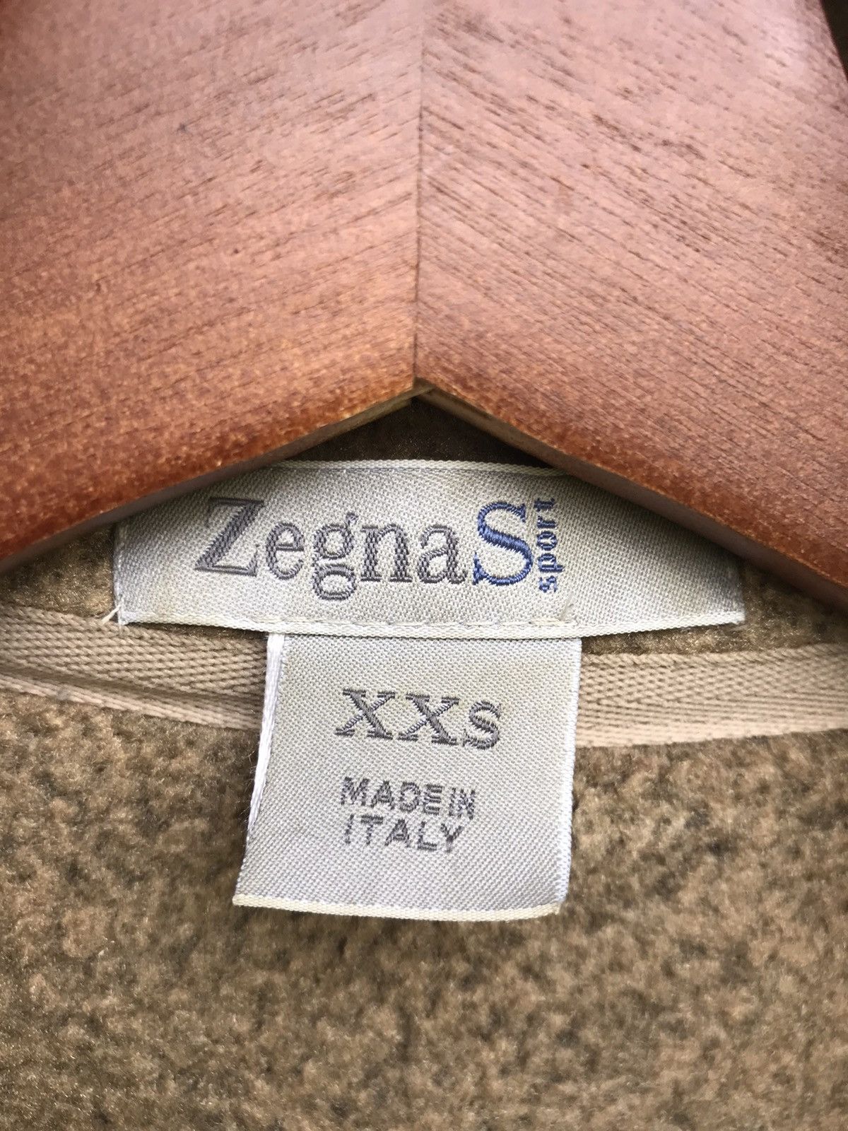 Ermenegildo Zegna Made in Italy Zegna Sport Cropped Oversized Fleece Jacket Size US XXS / EU 40 - 5 Thumbnail