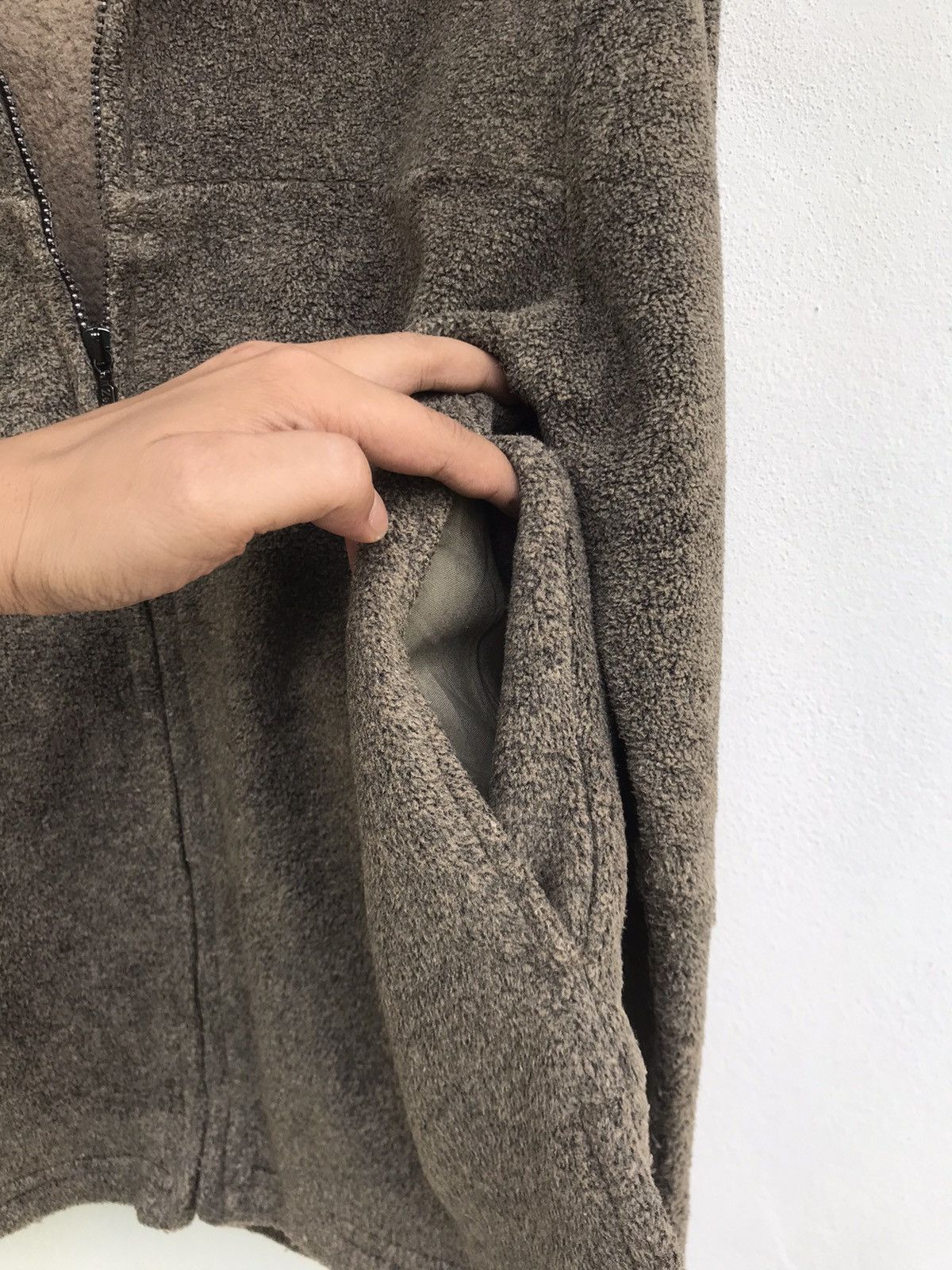 Ermenegildo Zegna Made in Italy Zegna Sport Cropped Oversized Fleece Jacket Size US XXS / EU 40 - 9 Thumbnail