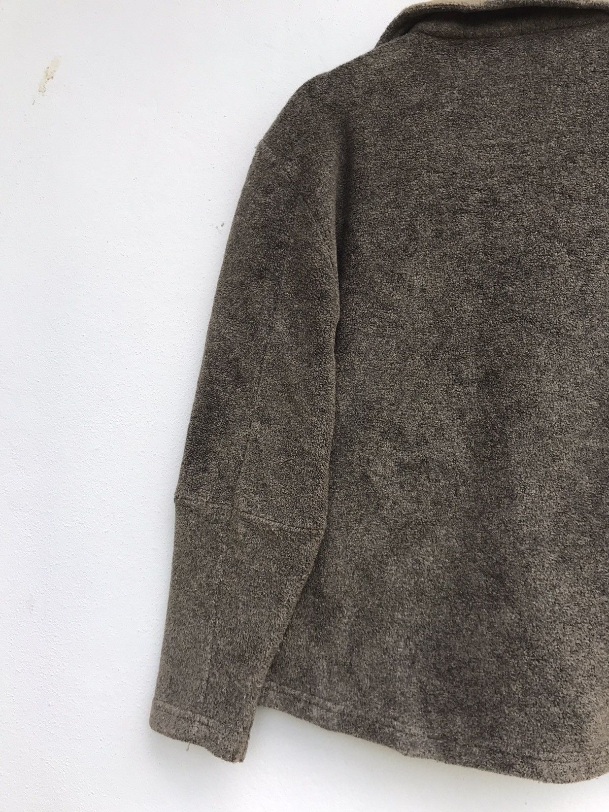 Ermenegildo Zegna Made in Italy Zegna Sport Cropped Oversized Fleece Jacket Size US XXS / EU 40 - 10 Thumbnail