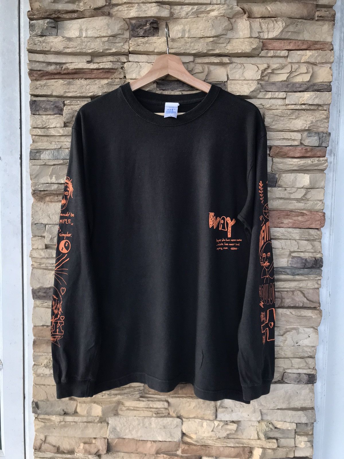 Vintage Vintage Y2k Omigage Art Longsleeve Tee Size US L / EU 52-54 / 3 - 1 Thumbnail