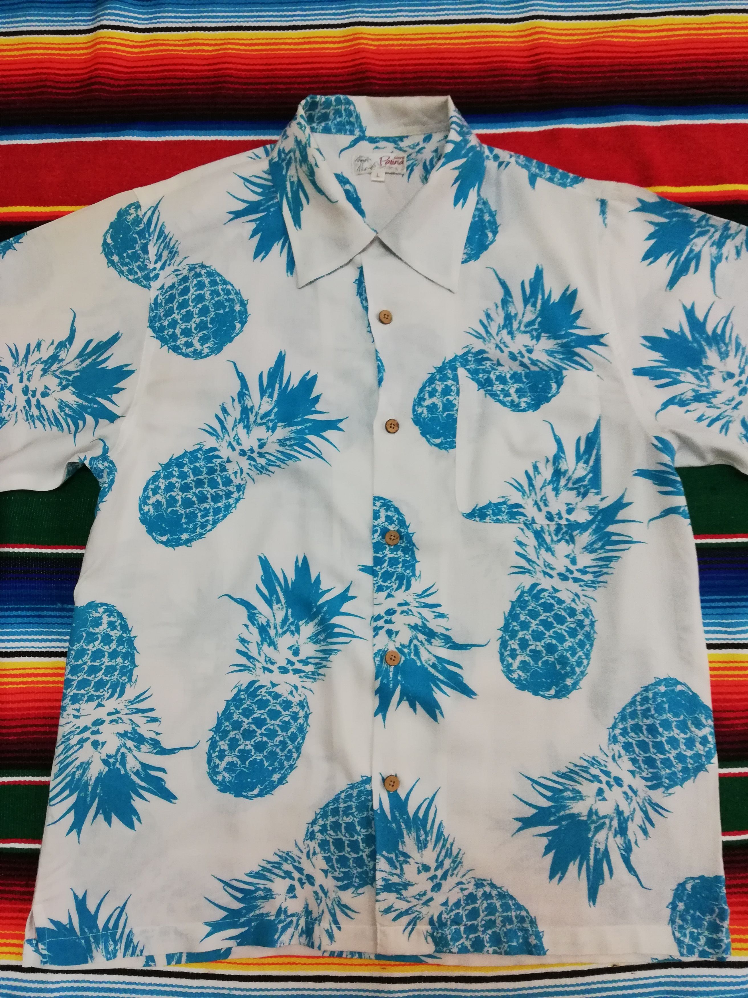Vintage 🔥Monogram Pineapple Pineapple Printed By Patina Surfl Size US L / EU 52-54 / 3 - 7 Thumbnail