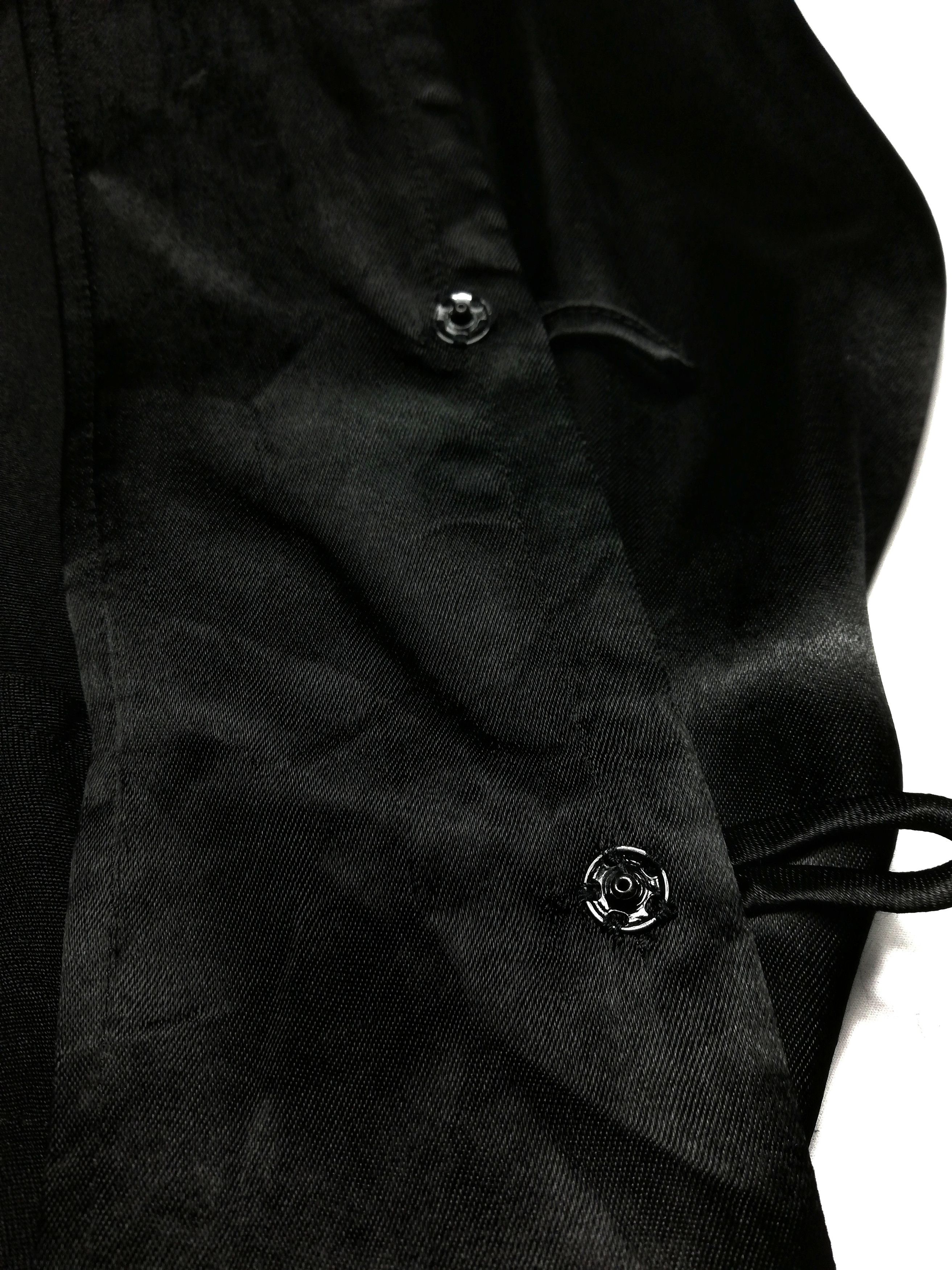 Yohji Yamamoto 🔥Y's Black By Yohji Yamamoto Shining Rayon Double Button🔥 Size US XS / EU 42 / 0 - 11 Thumbnail