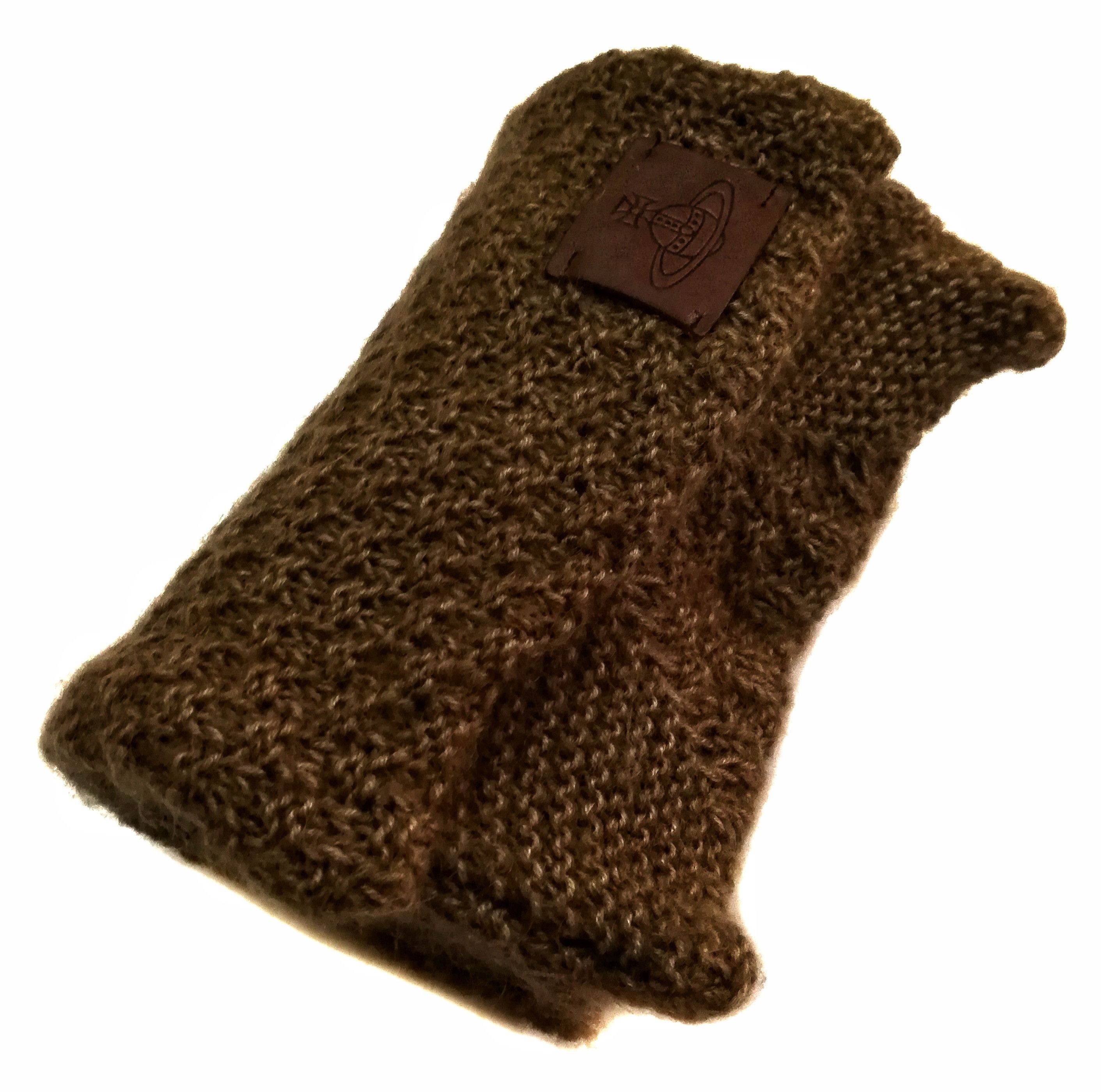 Vintage × Vivienne Westwood 🔥Vivienne Westwood Brown Knit Scarves With One Pocket🔥 Size ONE SIZE - 7 Thumbnail