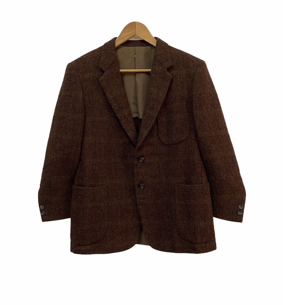 Harris Tweed Vintage Folkland Tweed Harris Tweed Style Wool Blazer Jacket Size US M / EU 48-50 / 2 - 2 Thumbnail