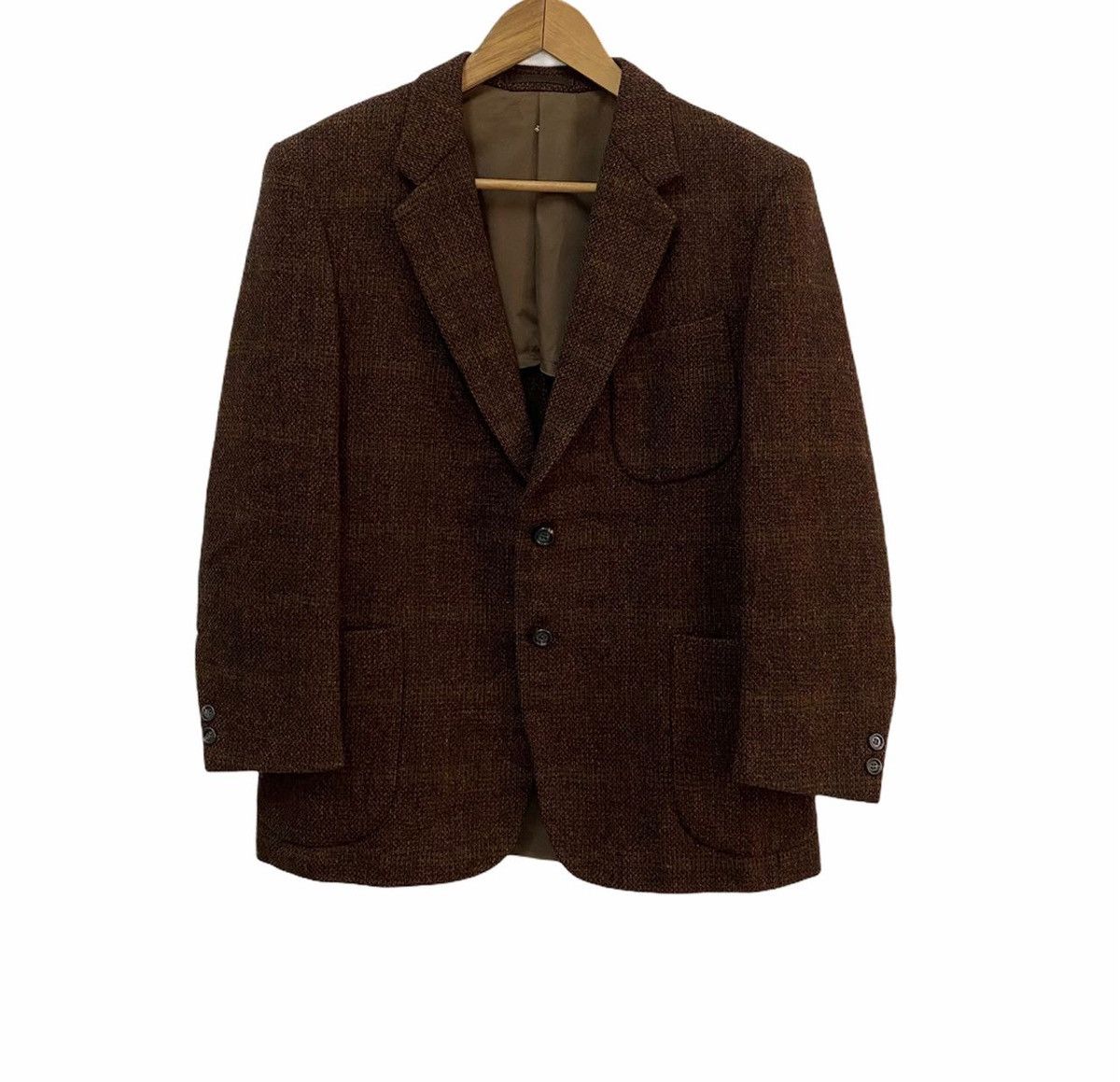 Harris Tweed Vintage Folkland Tweed Harris Tweed Style Wool Blazer Jacket Size US M / EU 48-50 / 2 - 4 Thumbnail