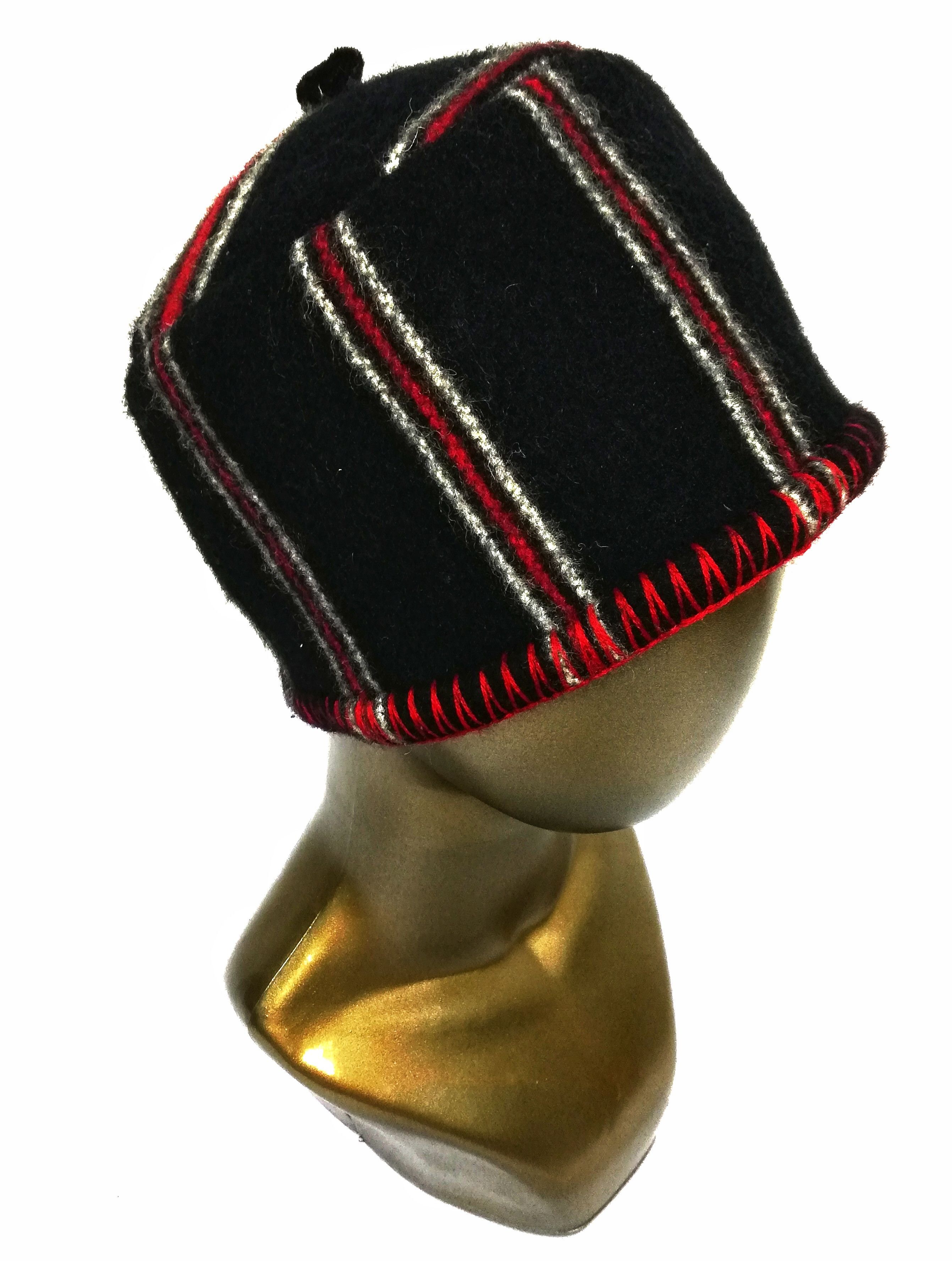 Paul Smith × Paul Smith Red Ear 🔥PS Fred Bear Head Wear Made In England🇬🇧 Wool Hat Beret Size ONE SIZE - 7 Thumbnail