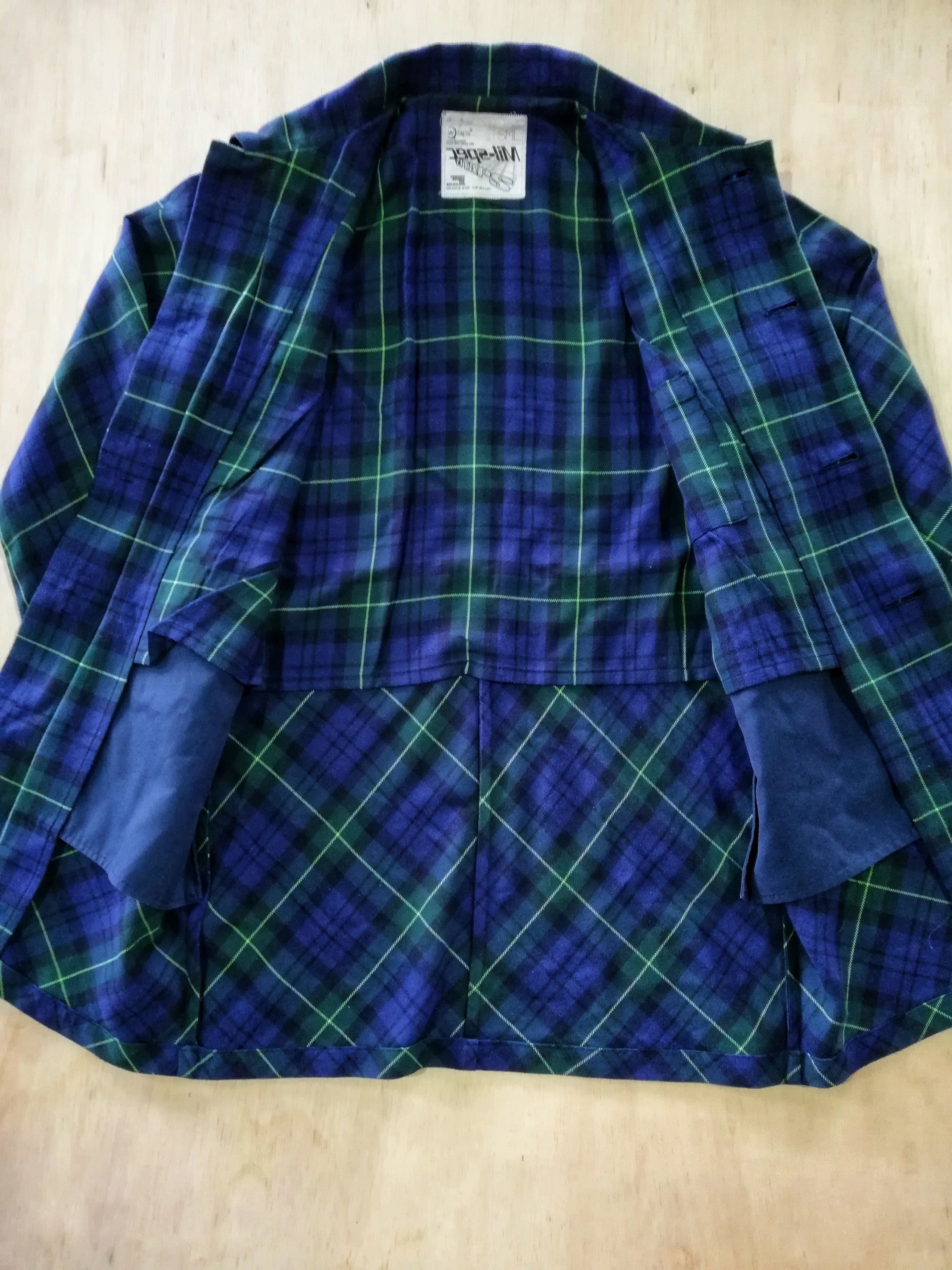 Wtaps Wtaps Tartan Button Up Blazer Style Jacket Size US S / EU 44-46 / 1 - 11 Thumbnail