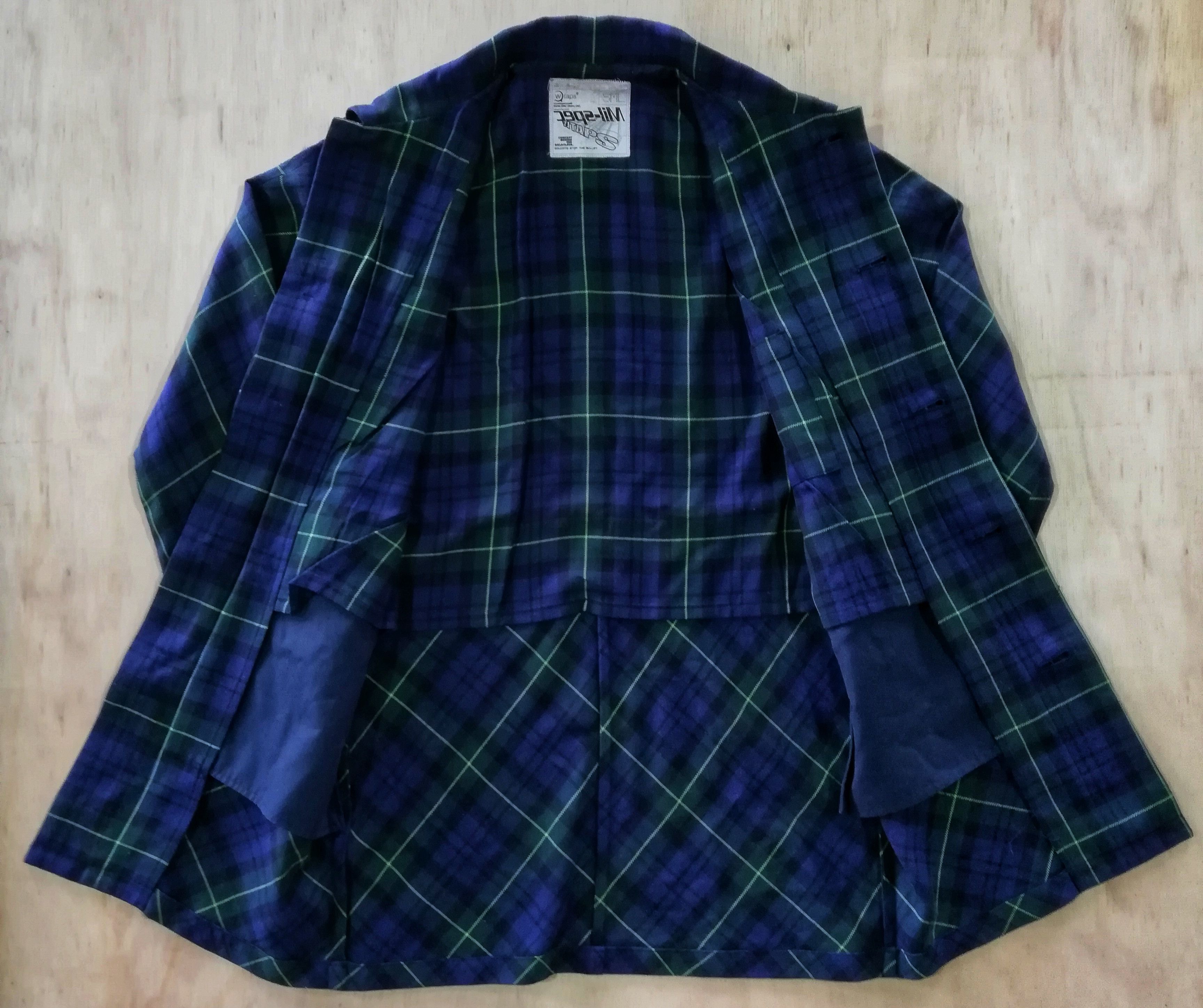 Wtaps Wtaps Tartan Button Up Blazer Style Jacket Size US S / EU 44-46 / 1 - 10 Thumbnail