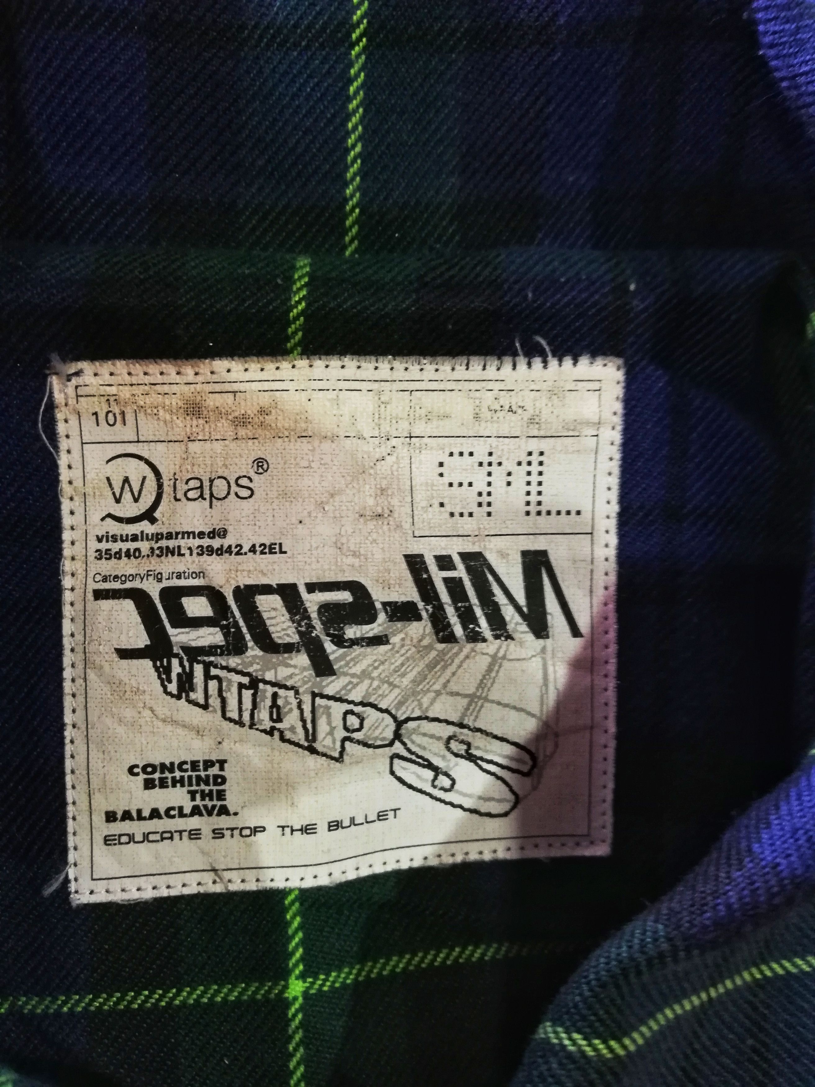 Wtaps Wtaps Tartan Button Up Blazer Style Jacket Size US S / EU 44-46 / 1 - 5 Thumbnail