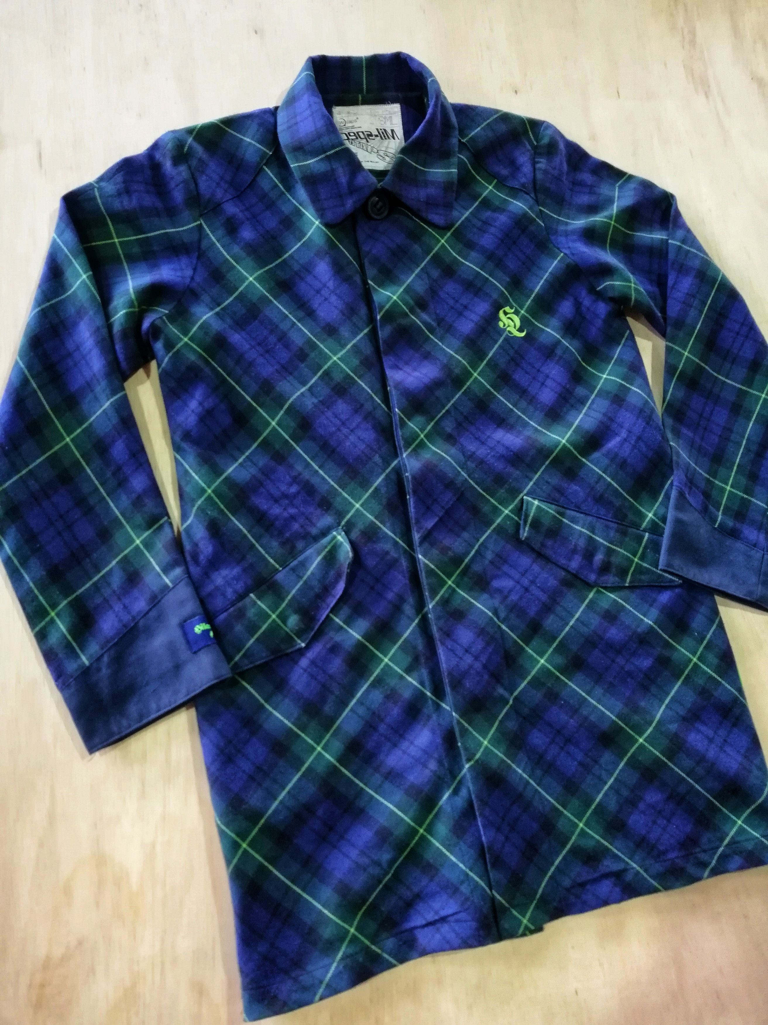 Wtaps Wtaps Tartan Button Up Blazer Style Jacket Size US S / EU 44-46 / 1 - 1 Thumbnail