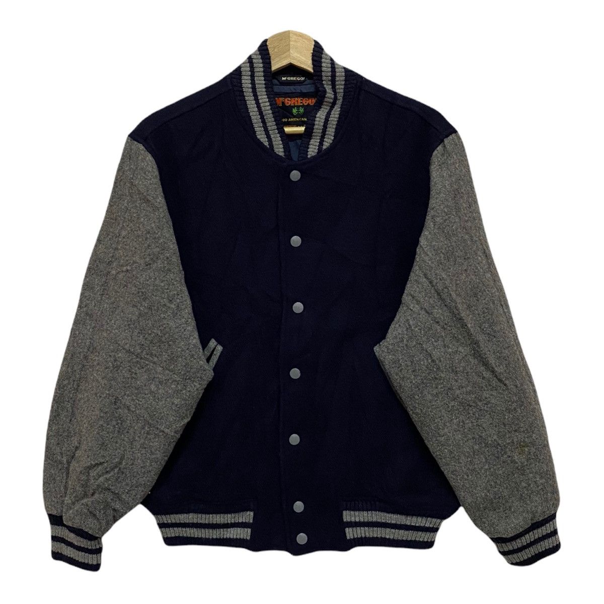 McGregor RARE🔥VINTAGE MC GREGOR WOOL BASEBALL VARSITY JACKET Size US M / EU 48-50 / 2 - 8 Thumbnail