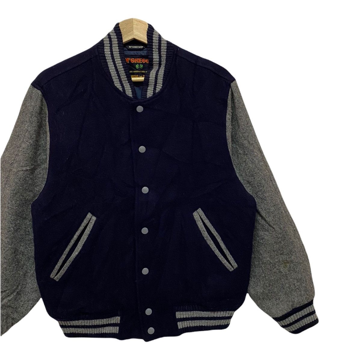 McGregor RARE🔥VINTAGE MC GREGOR WOOL BASEBALL VARSITY JACKET Size US M / EU 48-50 / 2 - 4 Thumbnail